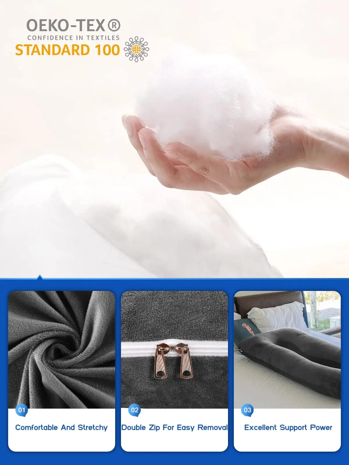 Wndy’s Dream pehme sünnituspadi – Premium XXL U-kujuline 150×78 – pakend ja tarvikud