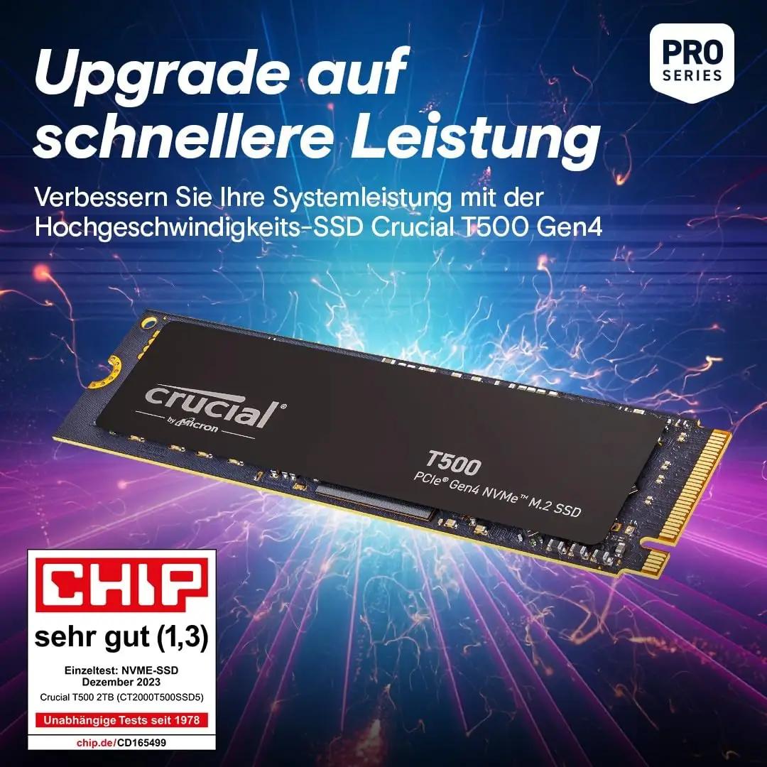 Crucial T500 metalline M.2 SSD 500GB – kiire ja usaldusväärne – kasutusnäide