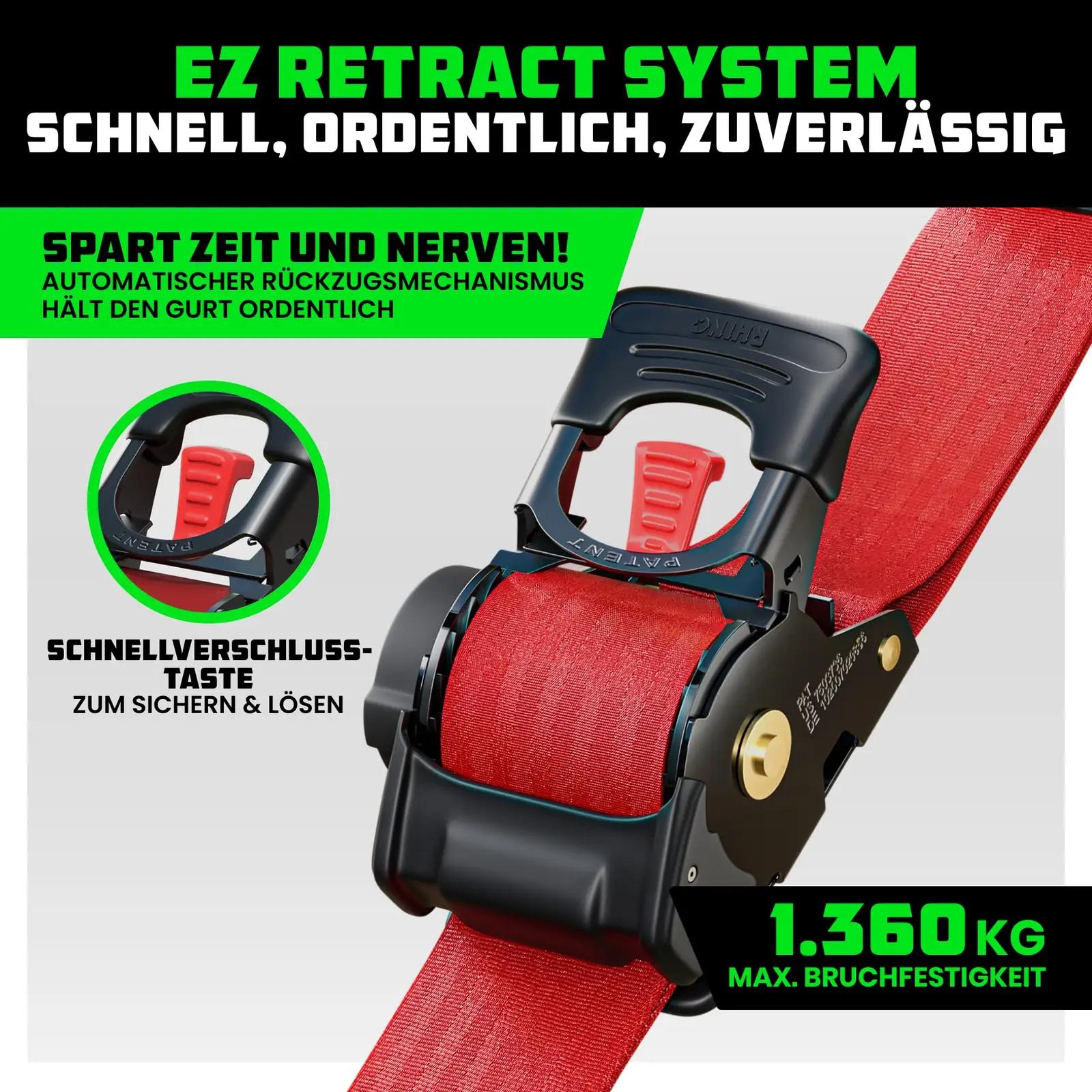 Rhino USA vastupidav polyester rull-kinnihoidja 5x300cm – detailne vaade