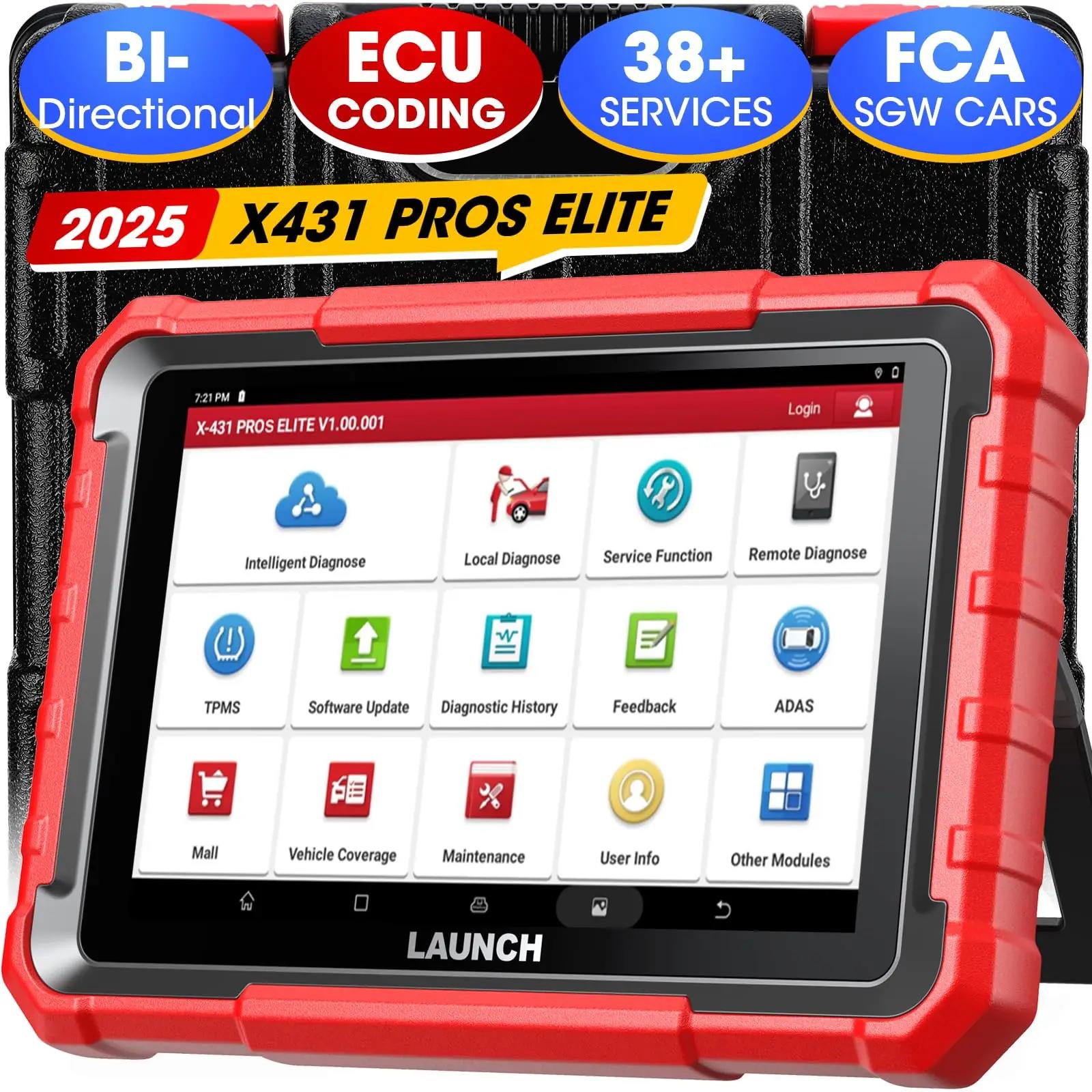 LAUNCH X431 PROS Elite obd-ii diagnostikaseadmed – toote esivaade