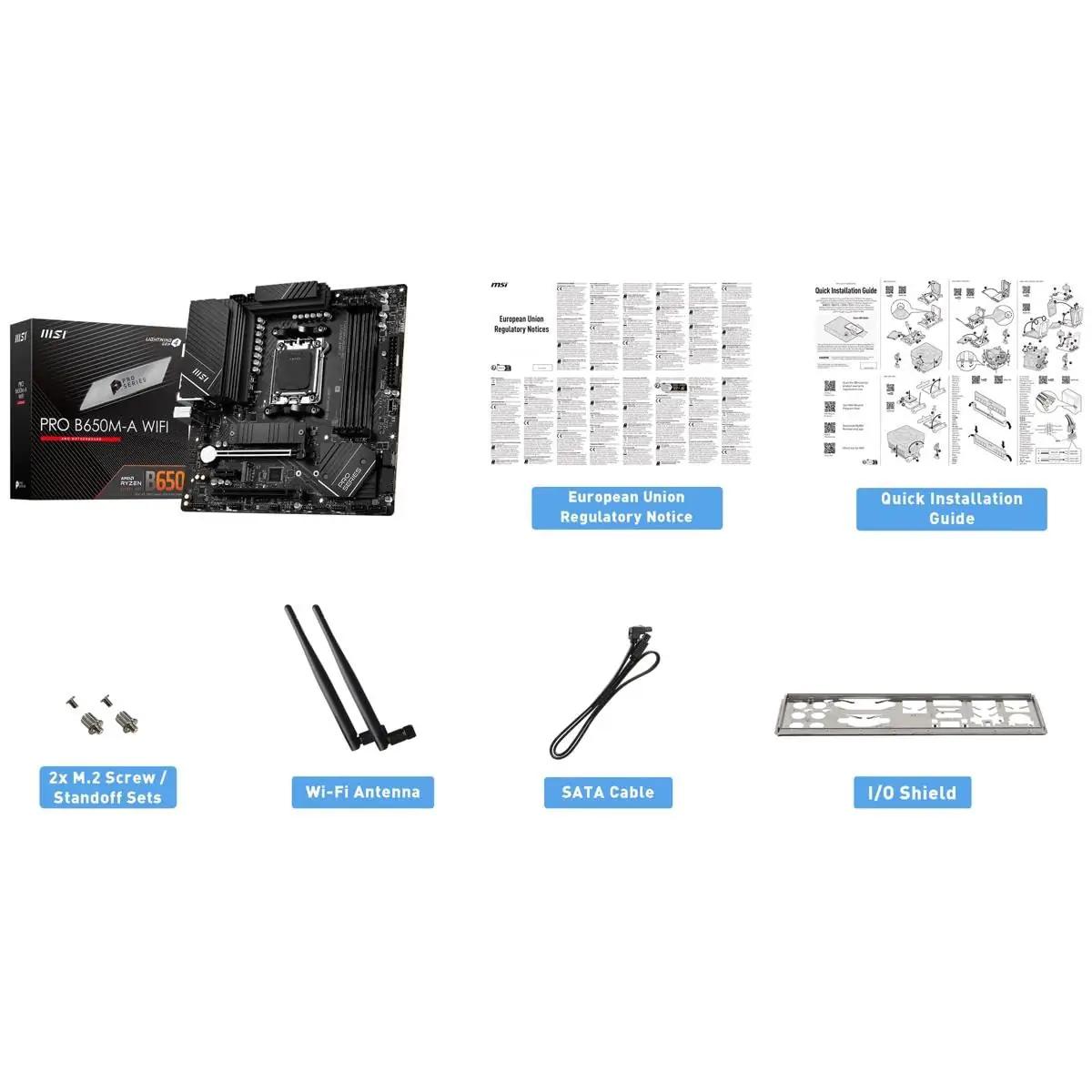 MSI emaplaat PRO B650M-A WIFI – stabiilne DDR5 mATX valik – pilt 6