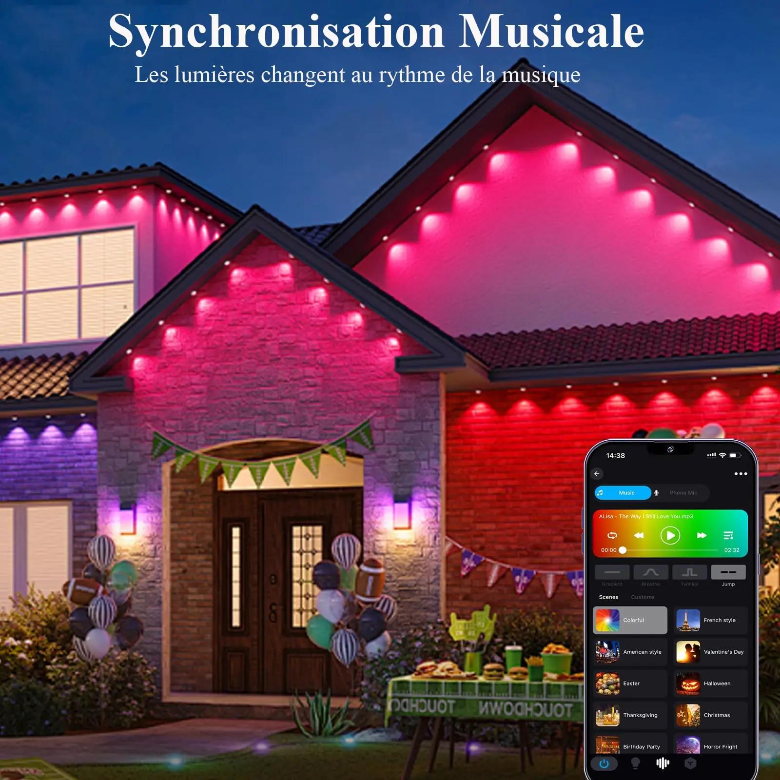 GEYUEYA Home veekindel väli-RGB ripats charm terrassile – pilt 6