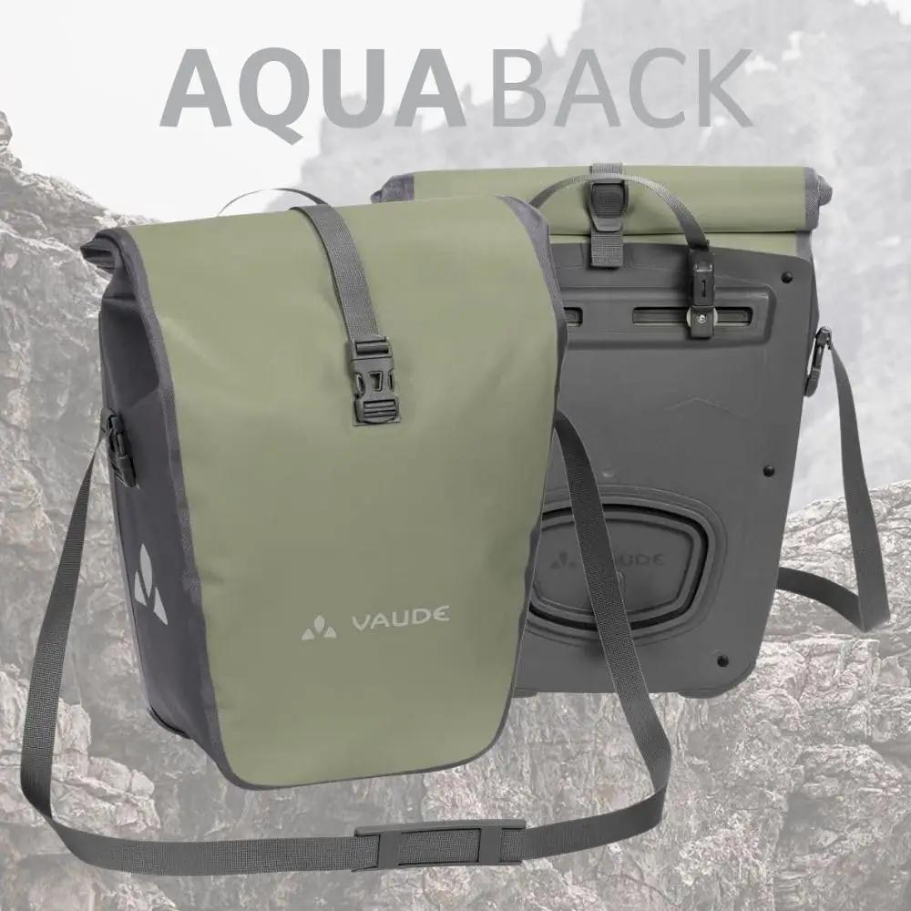 VAUDE veekindlad jalgratta pakikotid Aqua Back 2×24L beez – detailne vaade
