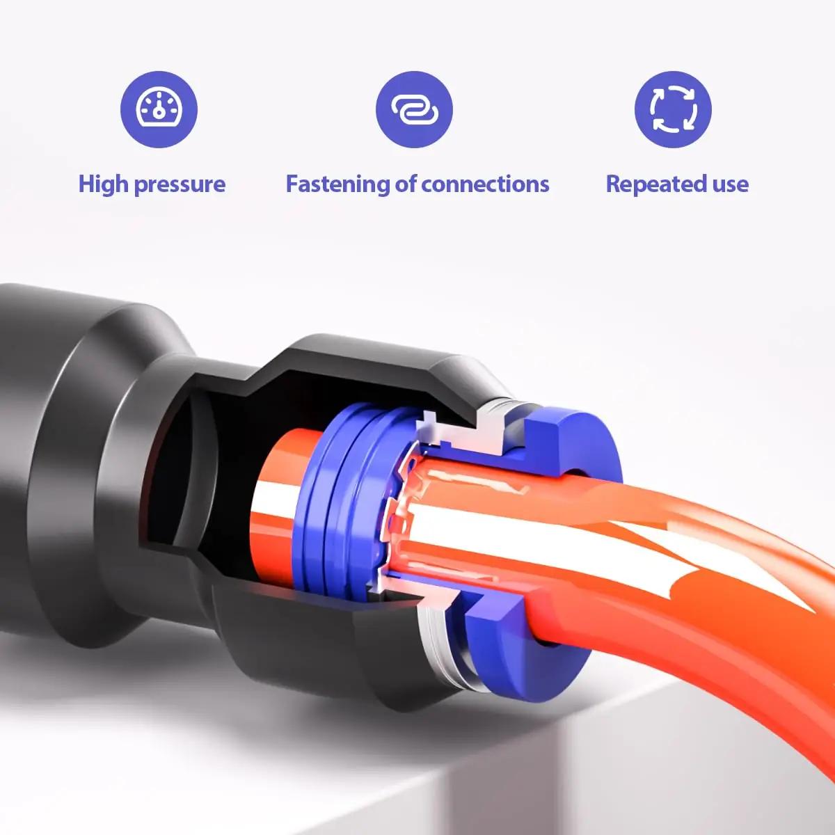 Bwintech vastupidav plastikust kiire ühendaja – 10–16 mm – pilt 6