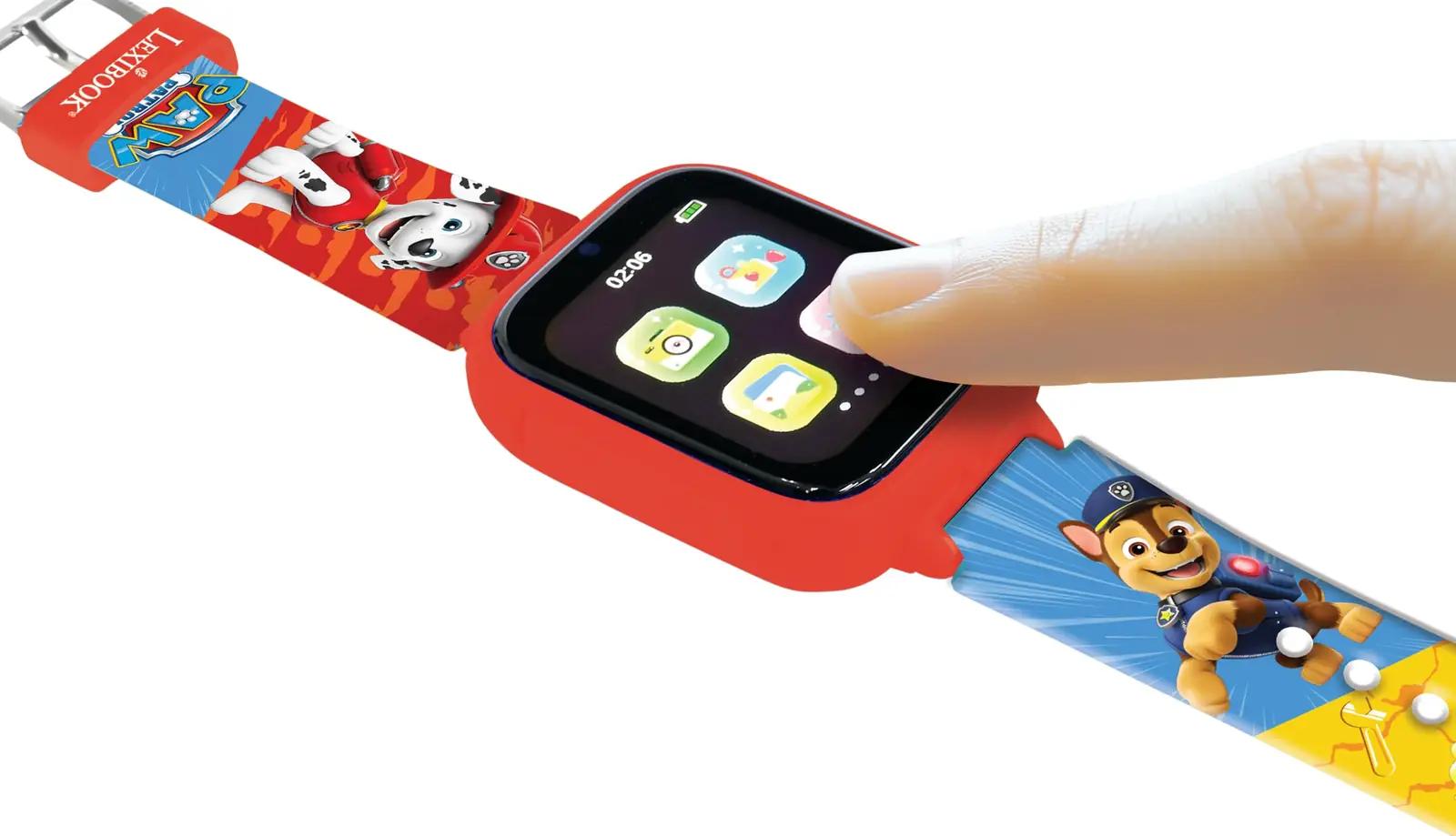 Lexibook Paw Patrol nutikell lastele – fotod ja mängud – pakend ja tarvikud
