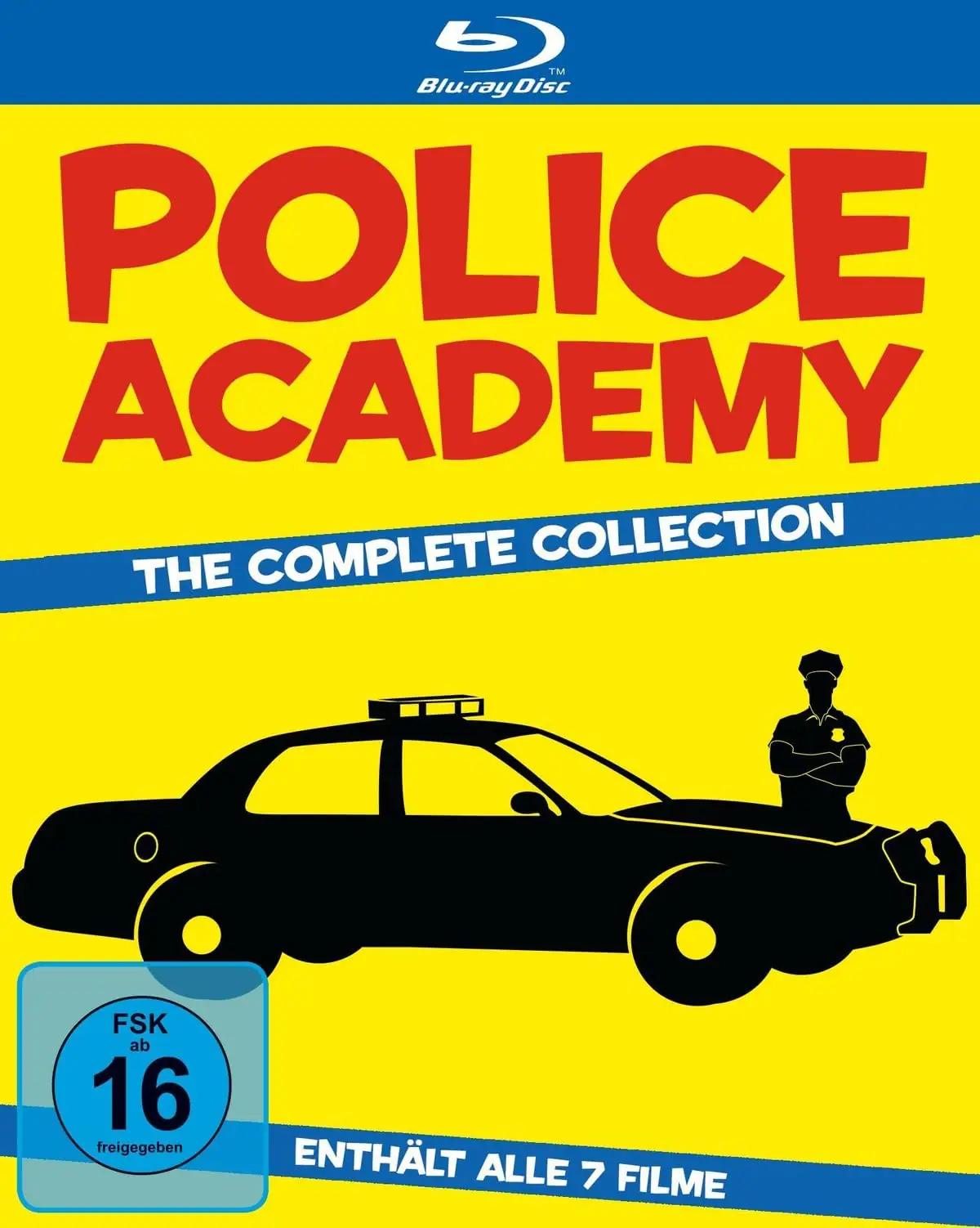 Warner Bros Blu-ray komplekt — Police Academy-filmikollektsioon