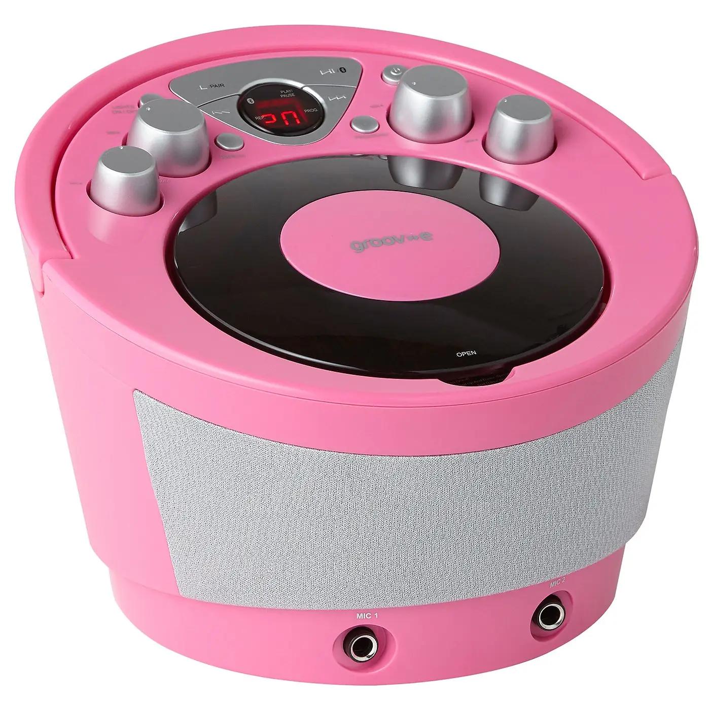 groov e roosa kaasaskantav karaokeboks koduseks peoks GVPS923PK – pakend ja tarvikud