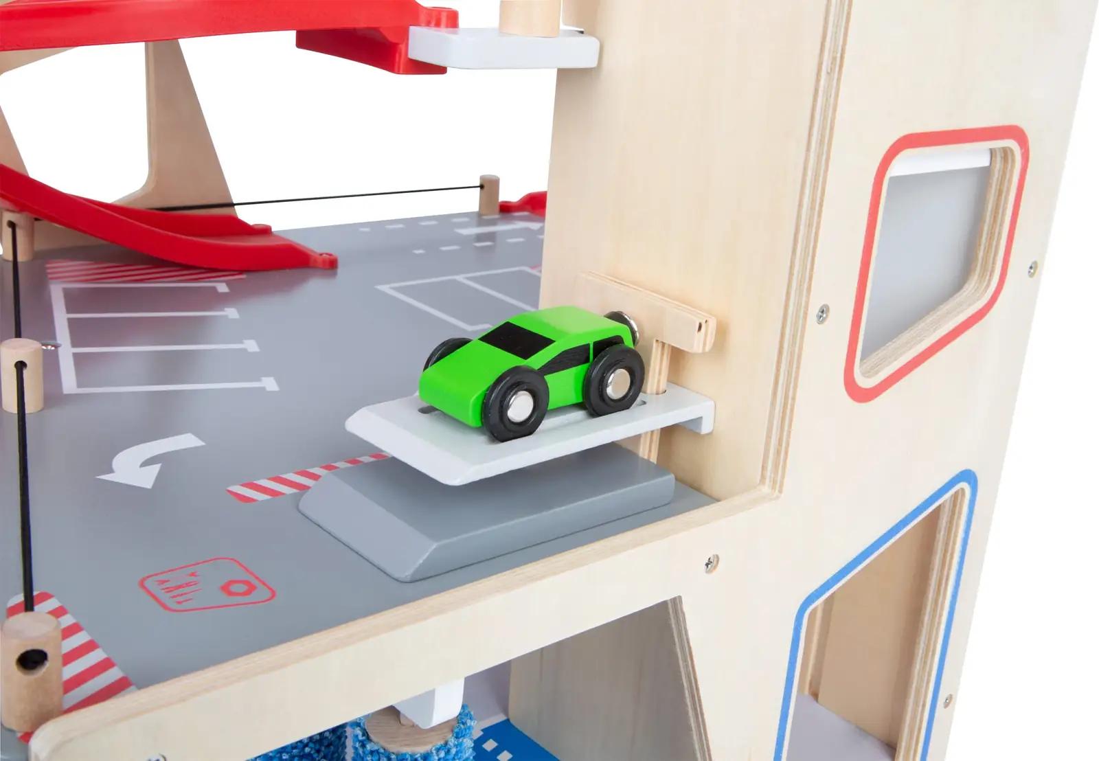 Small Foot puidust parkla Premium — kolmetasandiline mänguasi – pilt 10