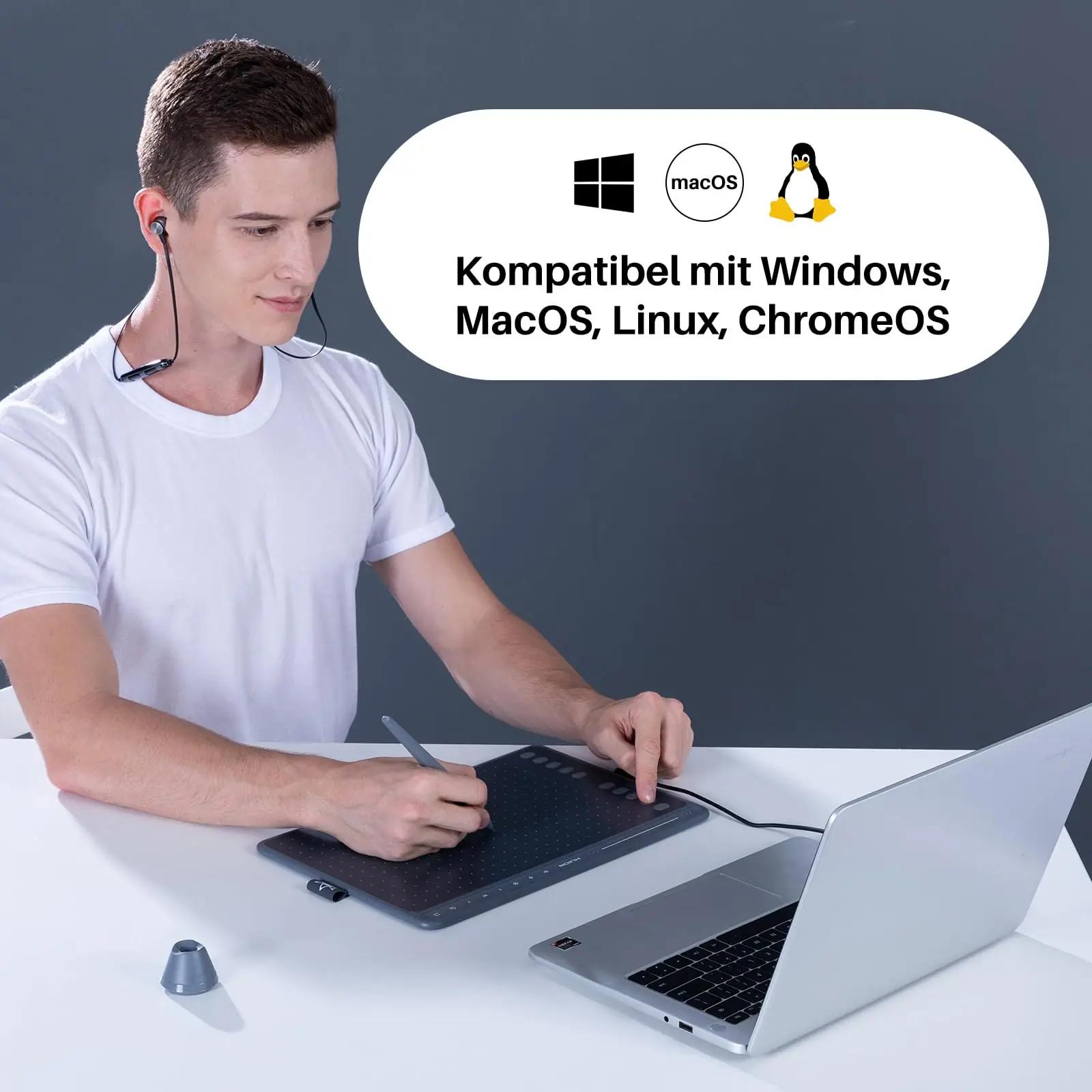 HUION stiilne graafikatablett HS611 — kompaktne ja vastupidav – pilt 6