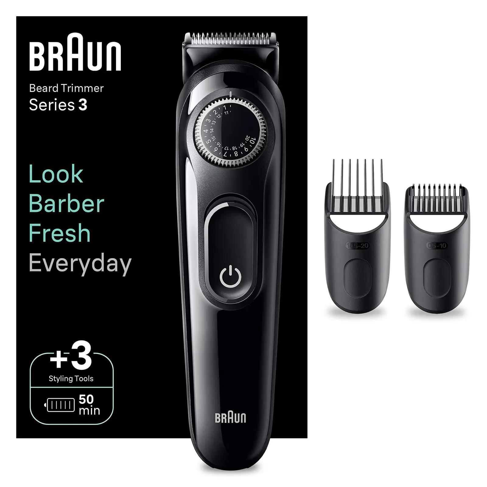 Braun habemetrimmer Series 3 — vastupidav trimmimiskomplekt
