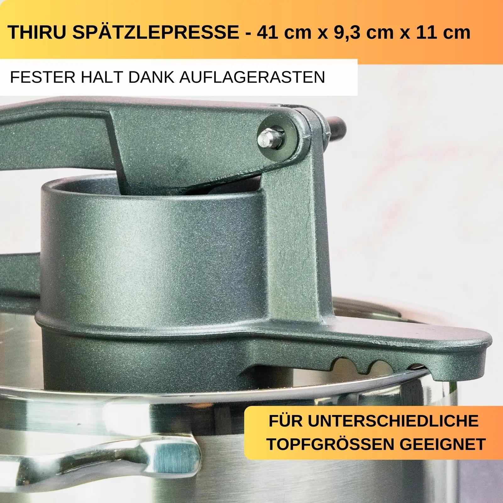 Thiru alumiiniumist spätzle- ja kartulipress — vastupidav – pakend ja tarvikud