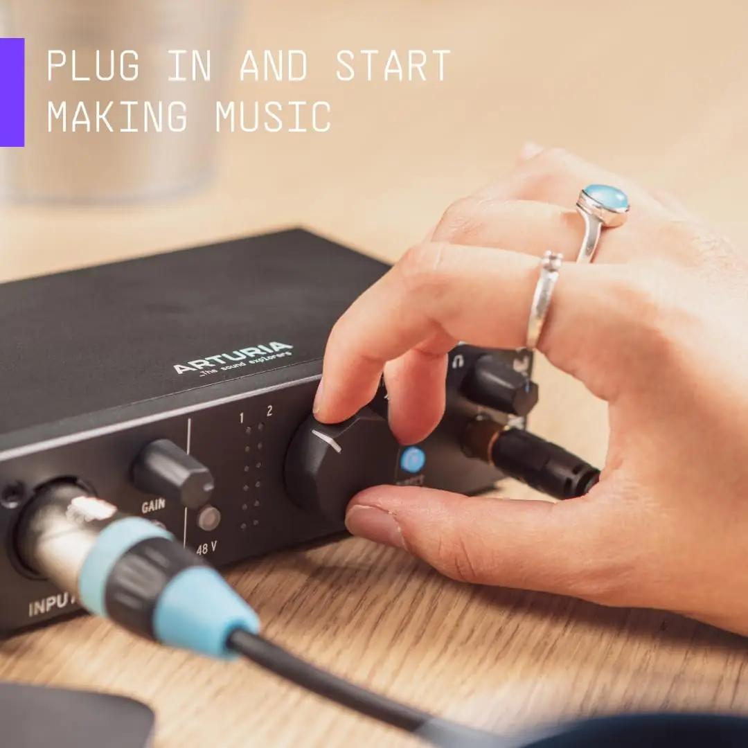 Arturia kompaktne USB-audioliides MiniFuse 2 — stuudioheli – pilt 7