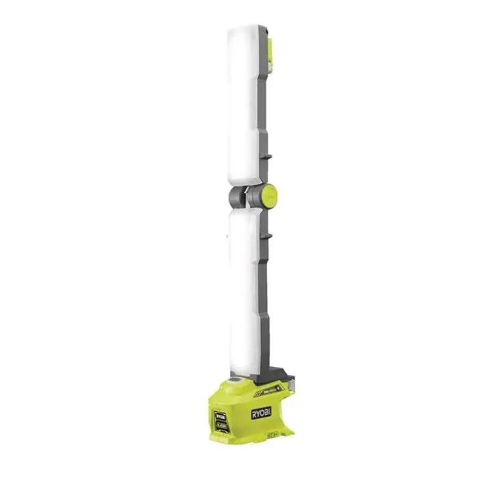 RYOBI tööriistaline LED- töövalgusti — vastupidav ja kaasaskantav – pakend ja tarvikud