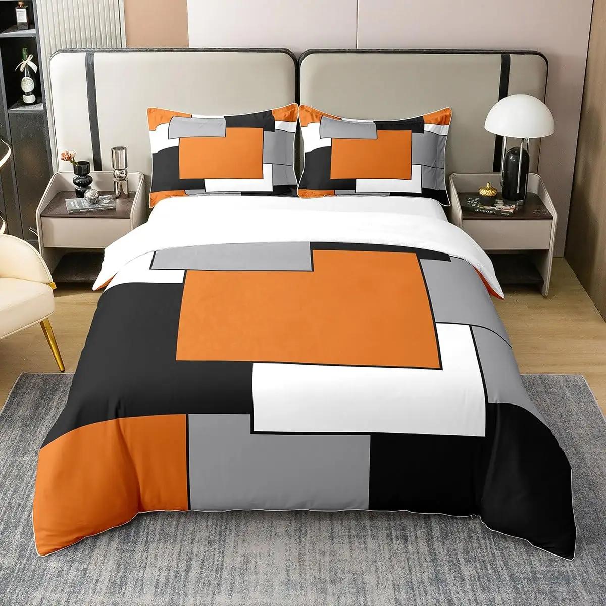 Homewish puuvillane voodipesu 220×240 cm – modernne geomeetria