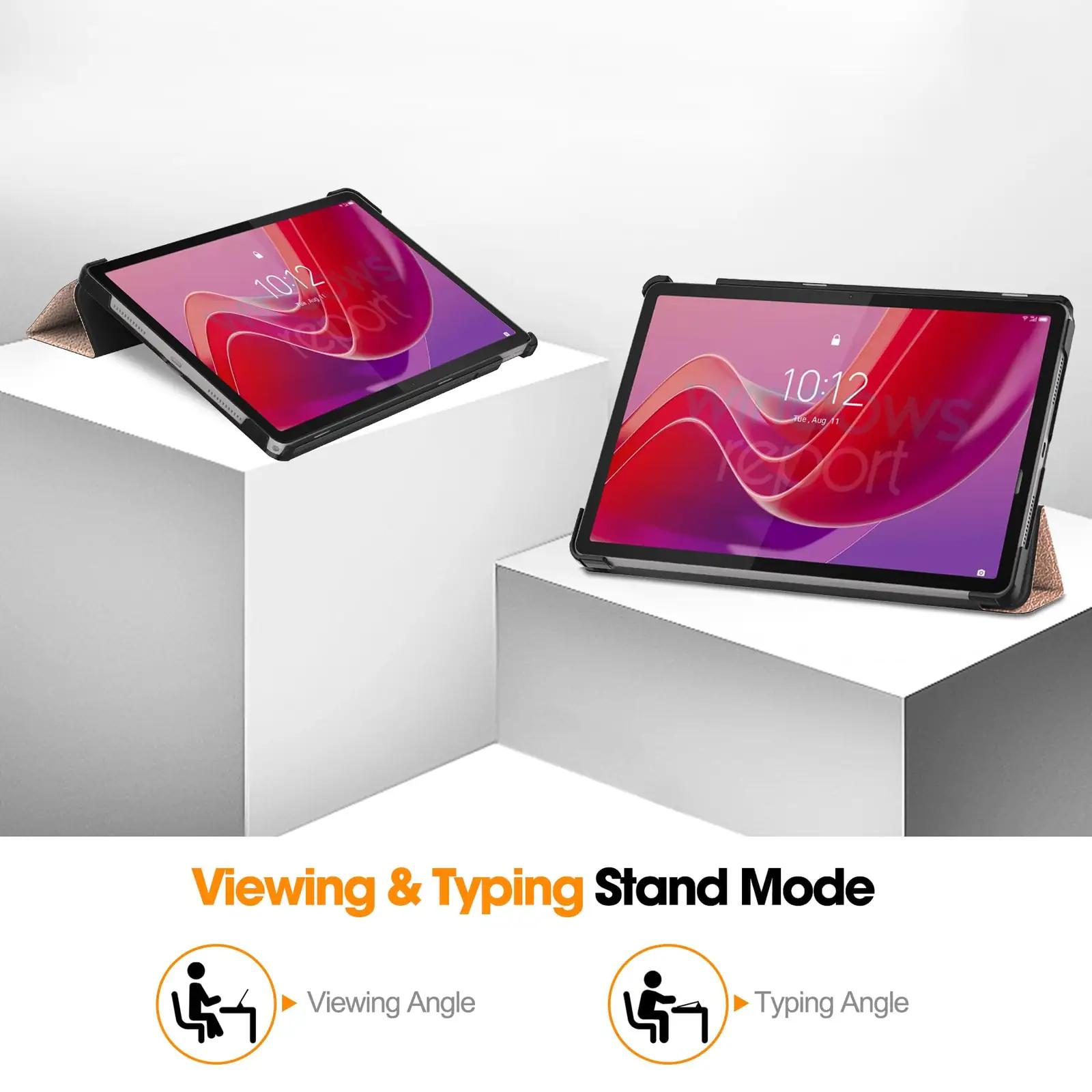 Rojeuinn kullavärvi kerge kaitsekate Lenovo Tab M11 (11″) – pakend ja tarvikud