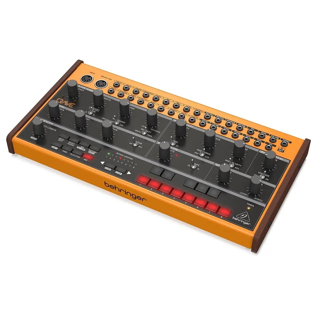 Behringer analoog-sünt CRAVE — kompaktne lavaline heliinstrument – kasutusnäide