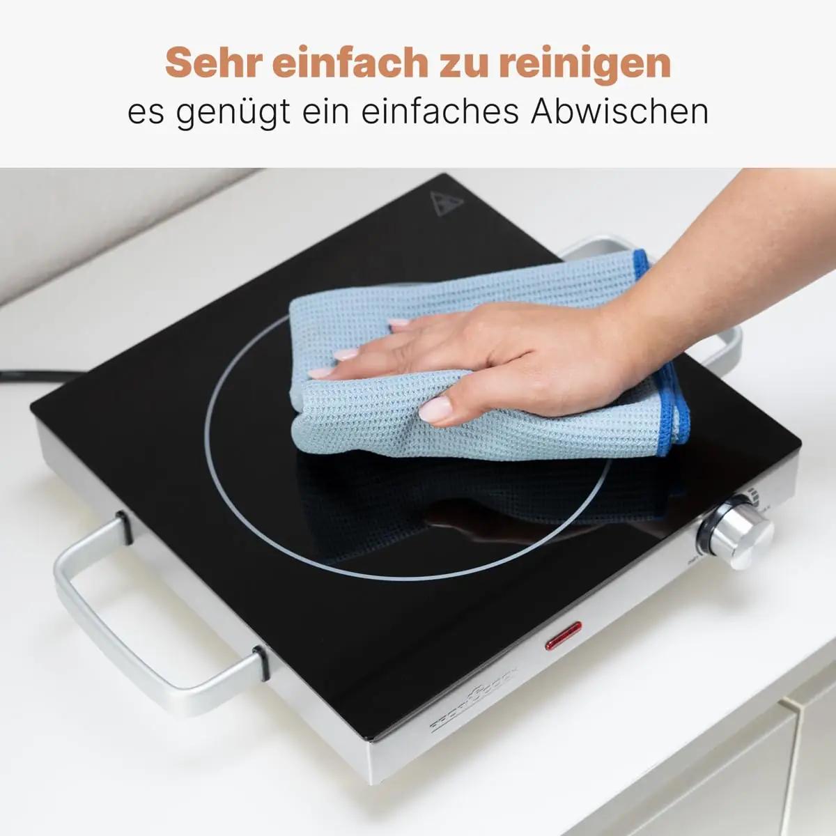 Profi Cook klaas-keramika üksikupliit — energiasäästlik 2000W – pilt 7
