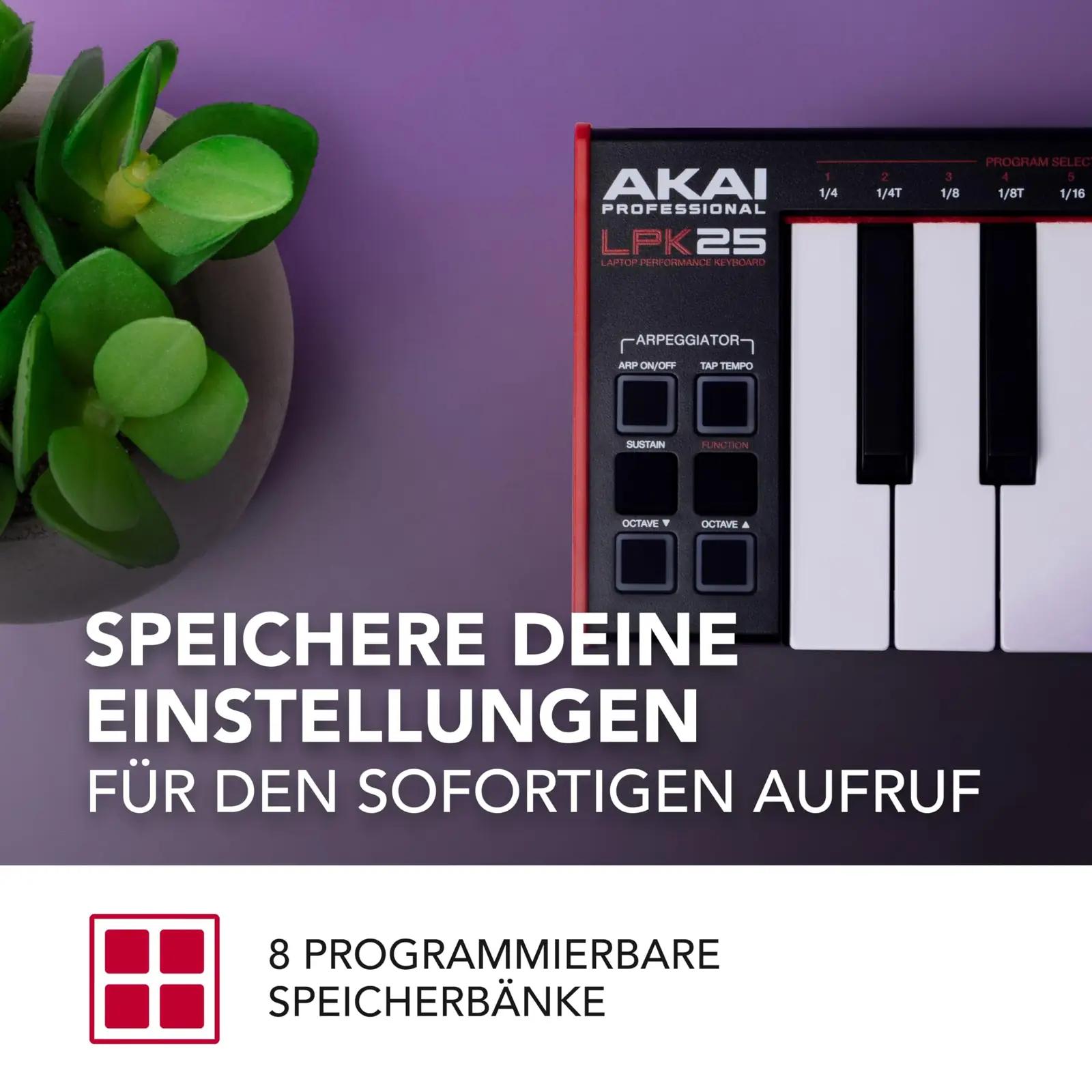 Akai Professional kompaktne USB-MIDI klaver – kasutusnäide