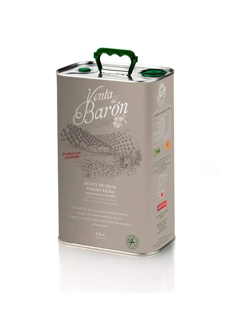 Venta del Barón kvaliteetne ekstra neitsioliivõli 2,5 L kann