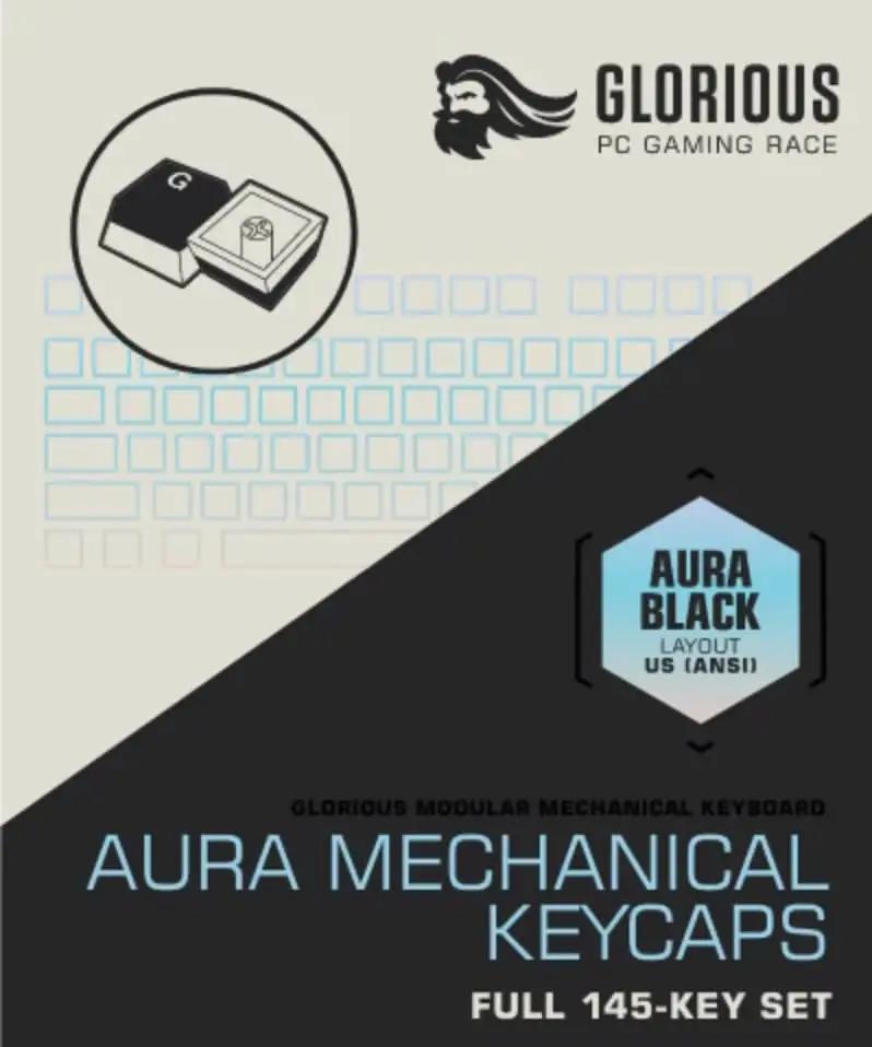 Glorious PBT Aura keycaps — vastupidavad RGB pudding-korgid – pilt 11