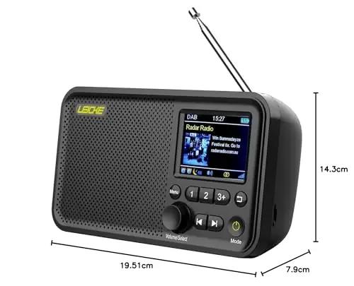 LEICKE alumiiniumist kaasaskantav DAB+ raadio koos akuga – pilt 8
