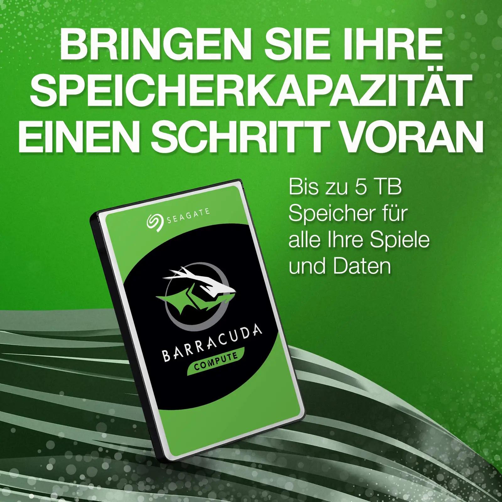 Seagate Barracuda 1TB sülearvuti kõvaketas – vaikne ja kiire – pakend ja tarvikud