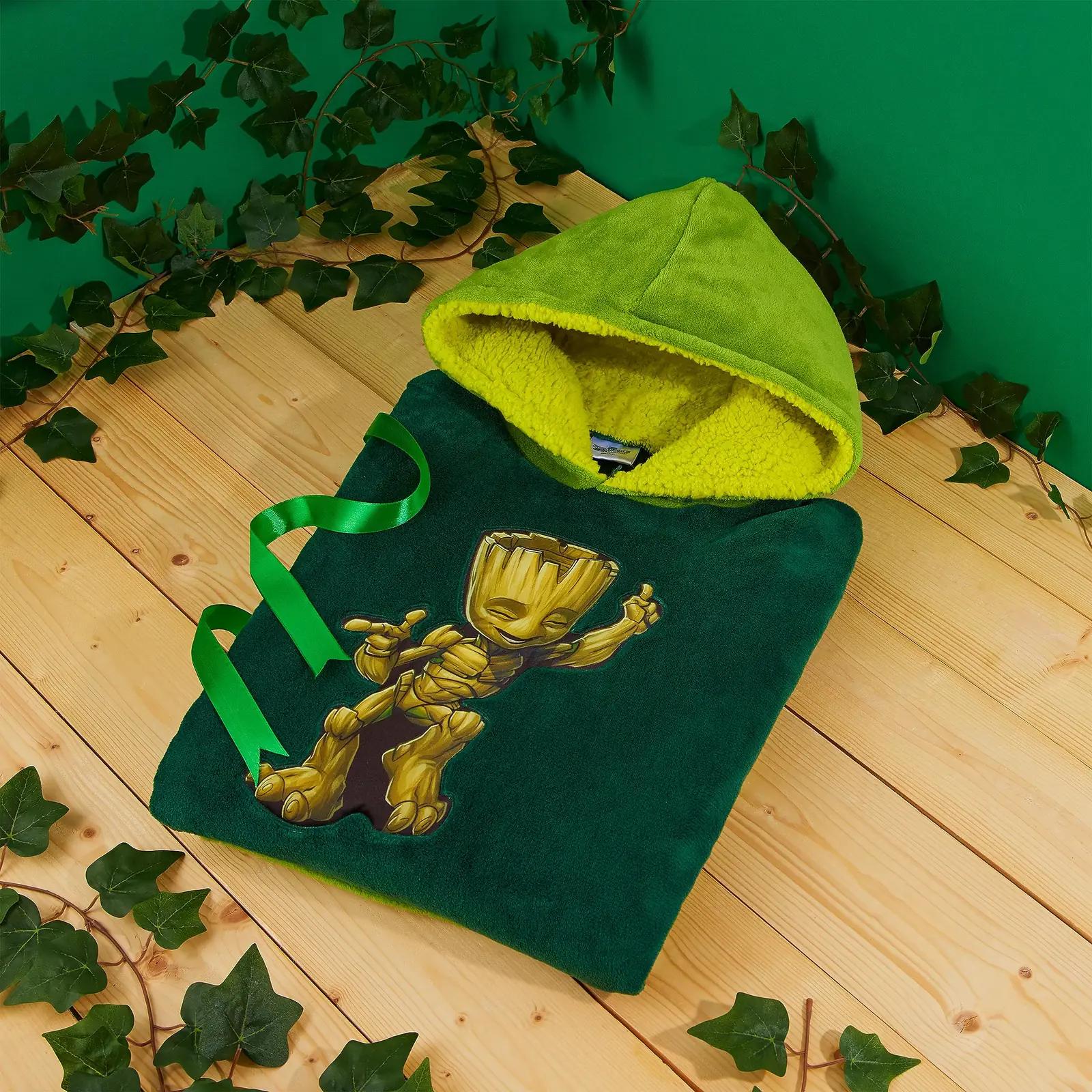 Marvel Press soe fleece-hoodie tekk meestele — ideaalne kingitus – detailne vaade