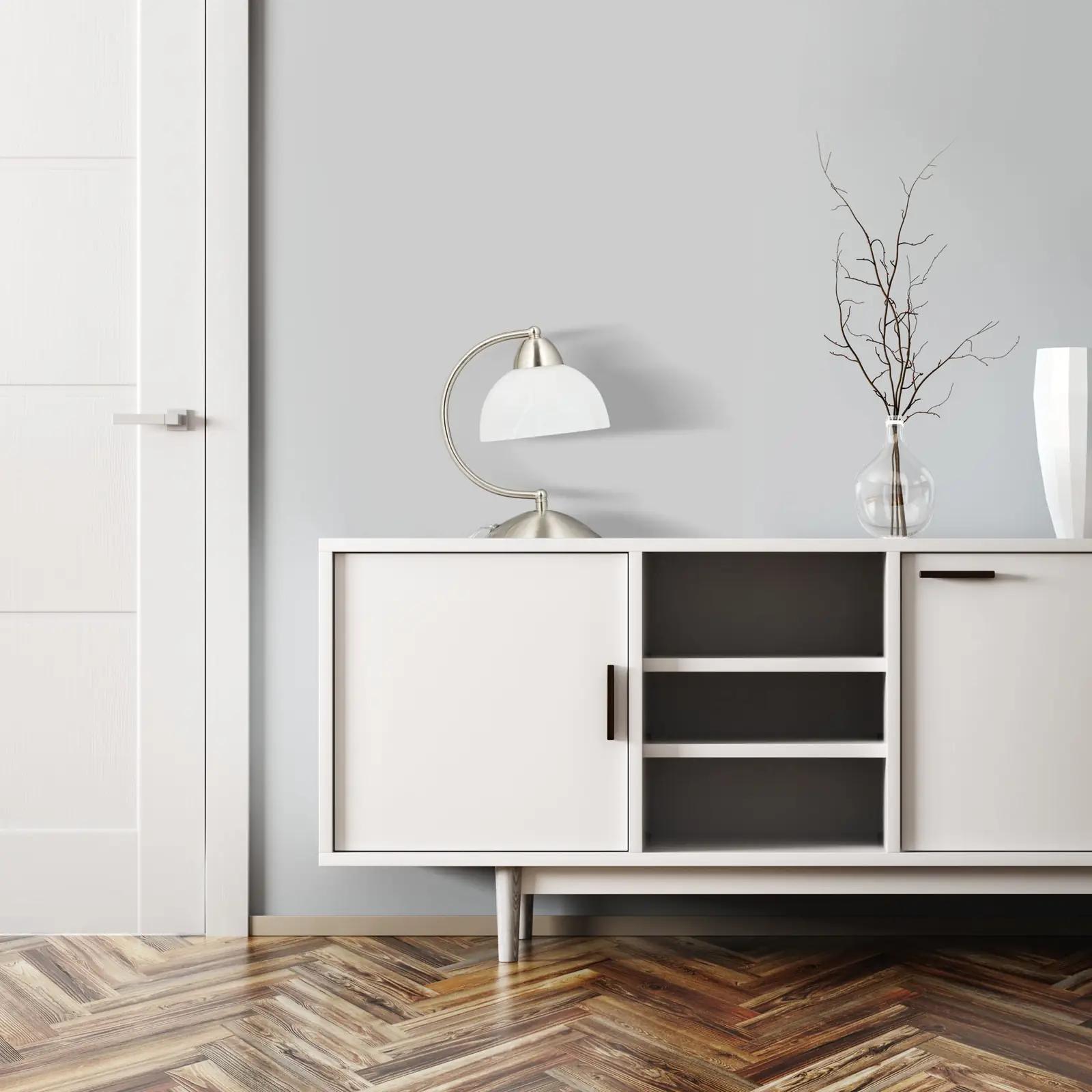 Relaxdays kuldne retro laualamp — pehme valguse elegants – pakend ja tarvikud