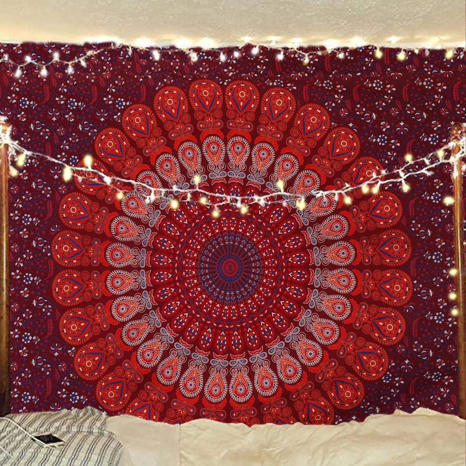 Bless International puuvillane Mandala-seinavaip – boho dekor