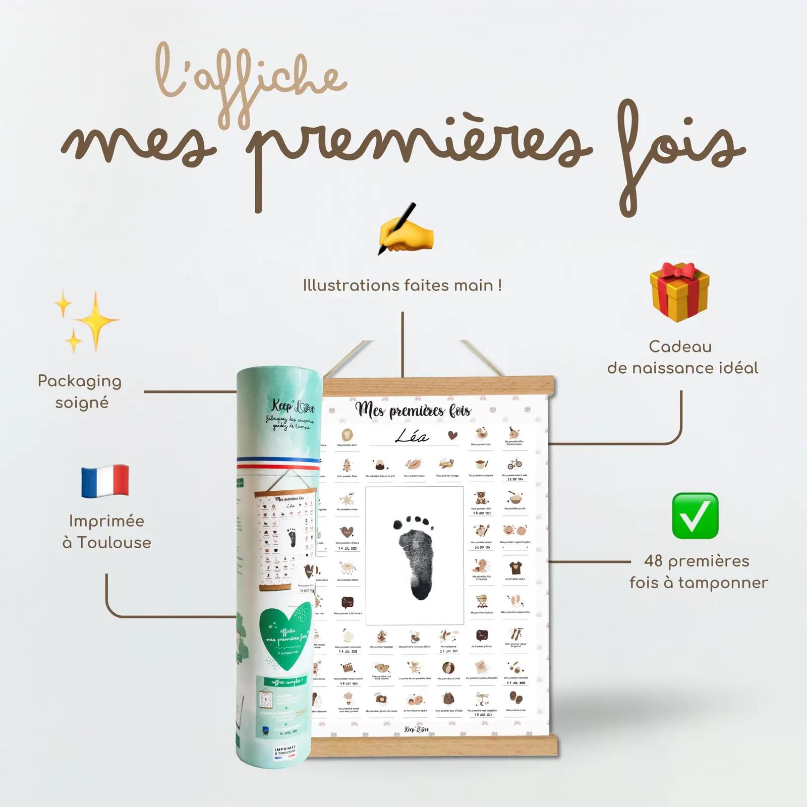 Keep’Love paberposter A3 beezpruun – mälestuste disain – pilt 9