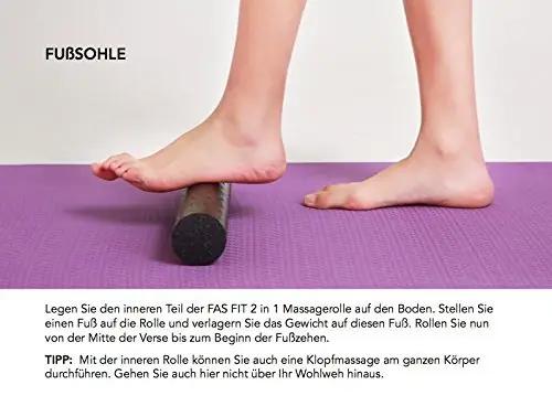 Fas Fit kvaliteetne foam roller komplekt treeninguks ja – pilt 8