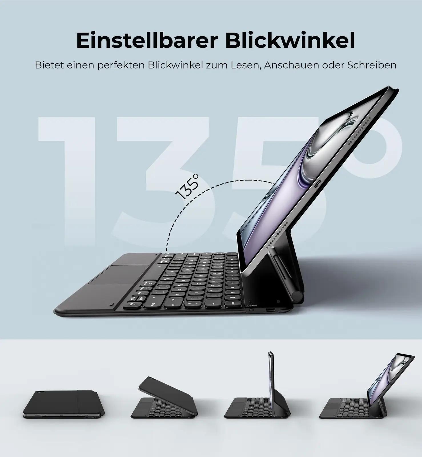 Dracool must kaitsev klaviatuurümbris iPad Air 13″ – kasutusnäide