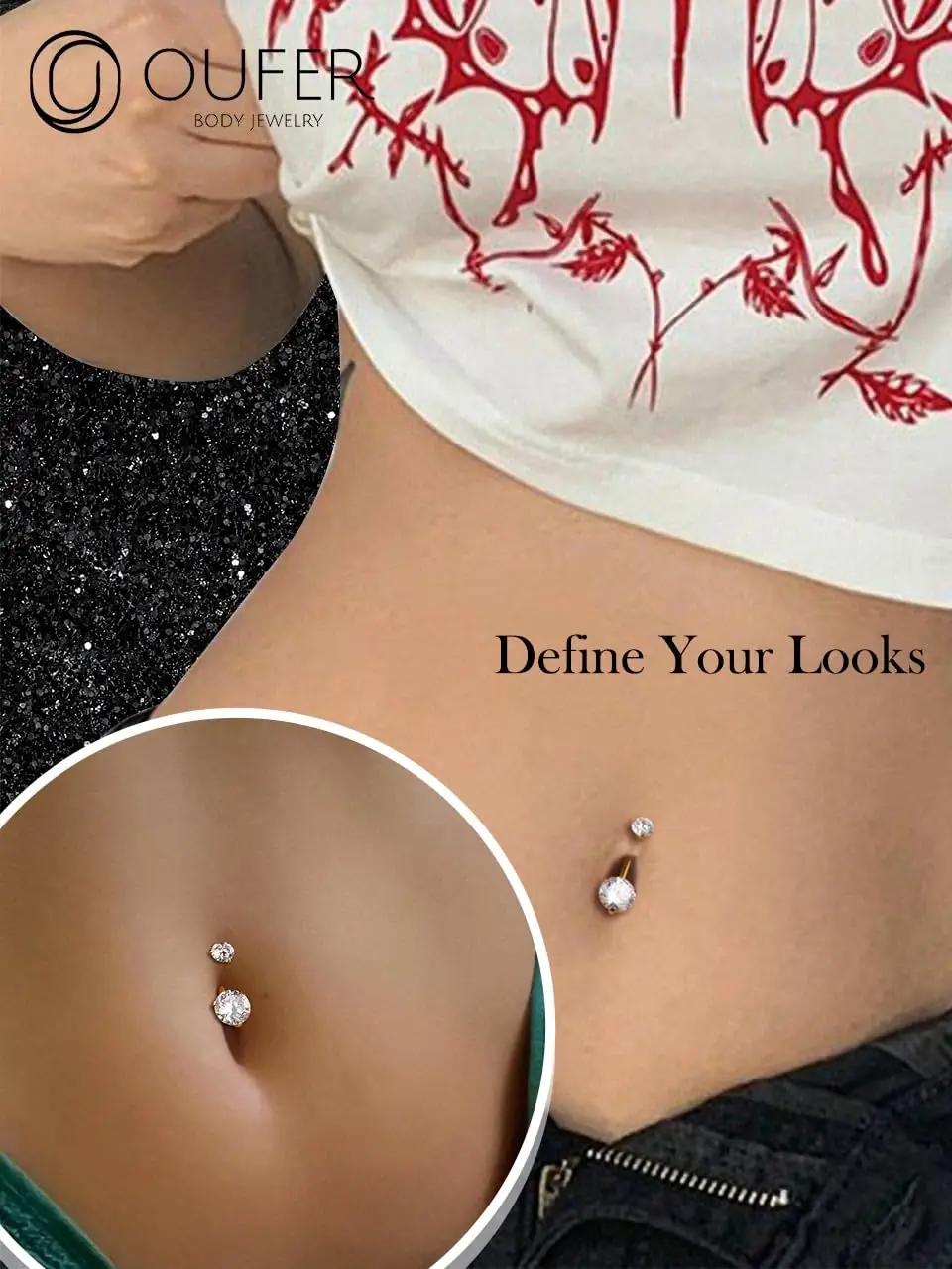OUFER Body Piercing titaanist nabaring — hügieeniline ja kerge – pilt 8