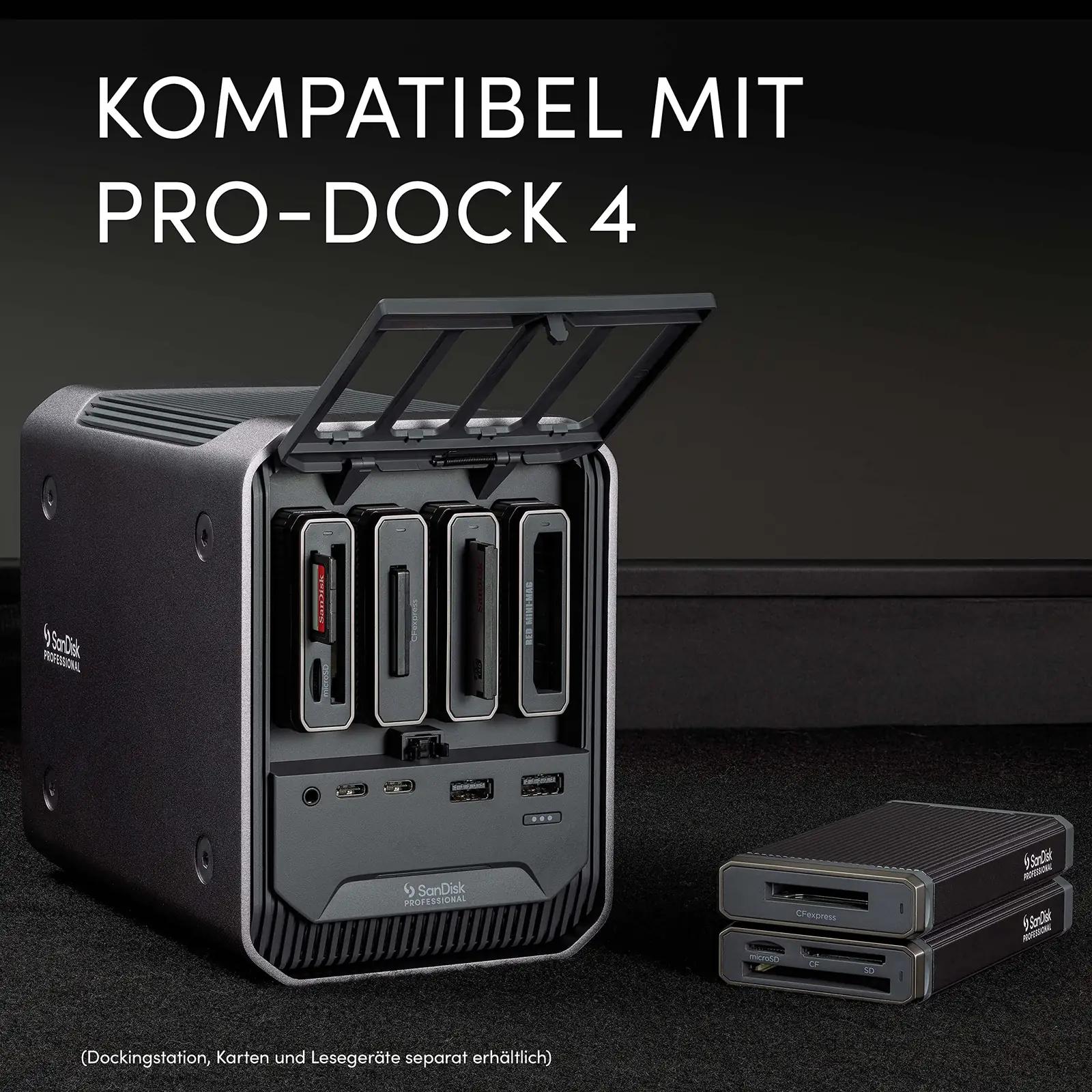 SanDisk Professional kiire CFexpress-kaardilugeja — USB-C ühilduv – pilt 7