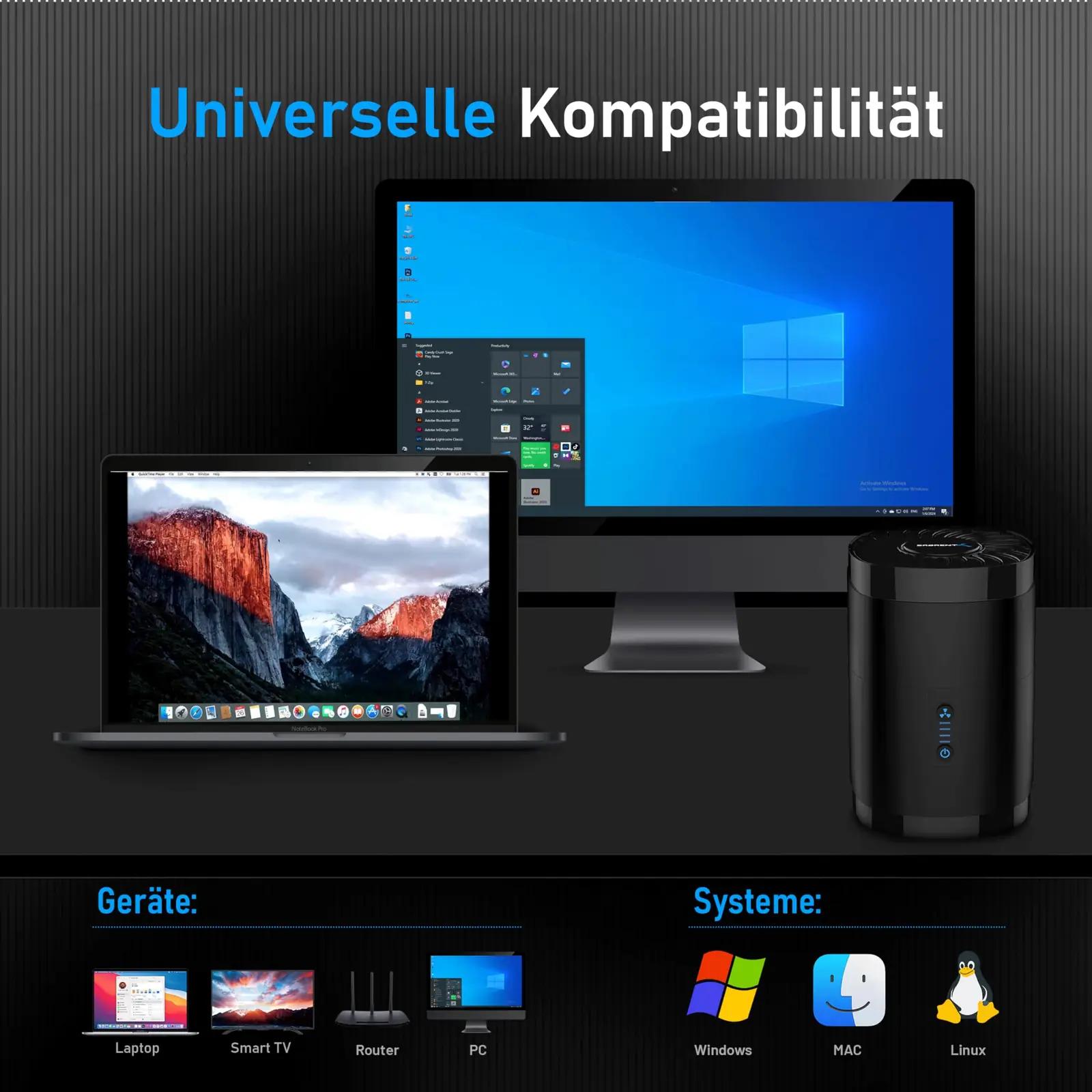SABRENT 4-sangaga 2,5″ SSD/HDD dockingstation praktiliseks – kasutusnäide