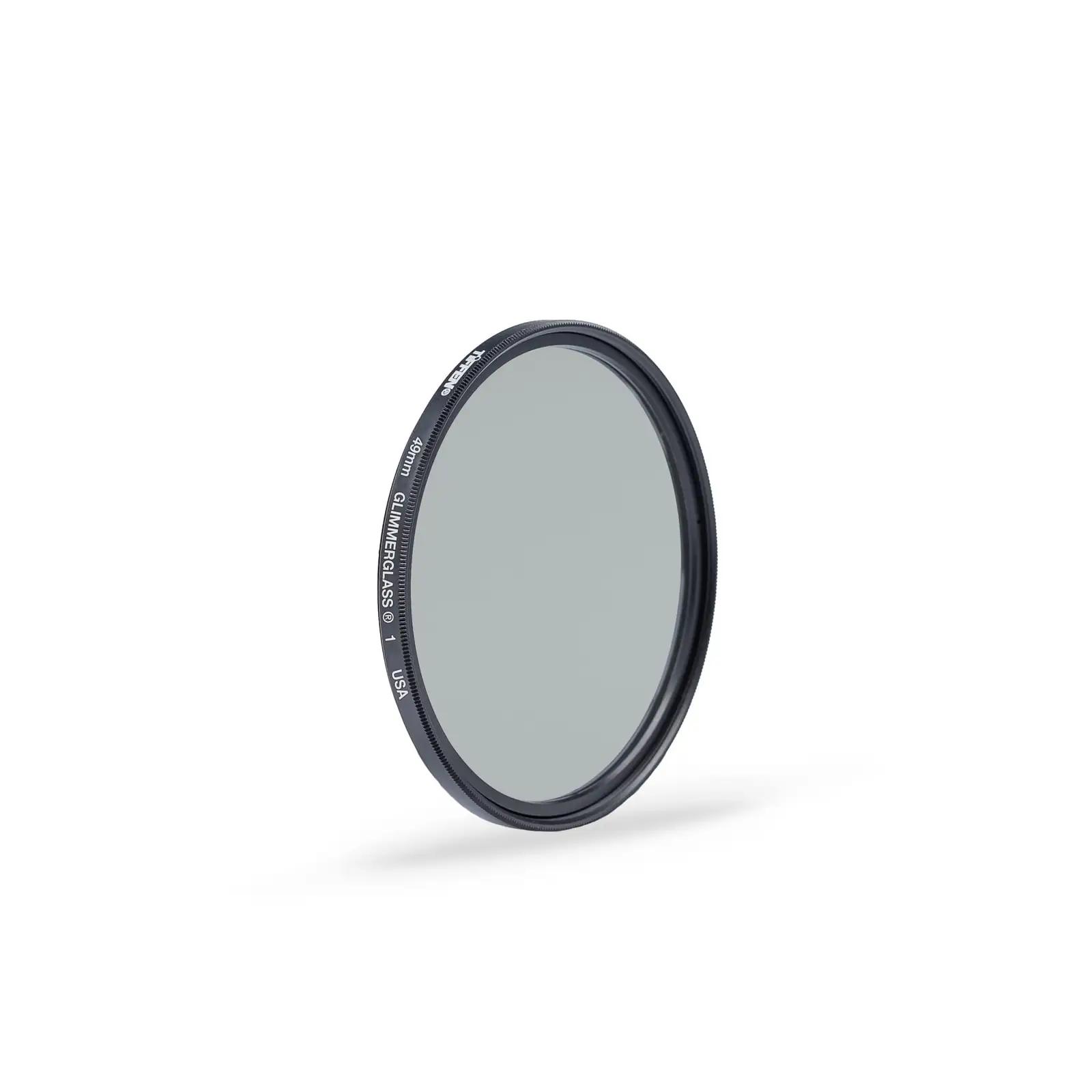 Tiffen klaasfilter 49mm — pehme glimmerefekt fotograafiale