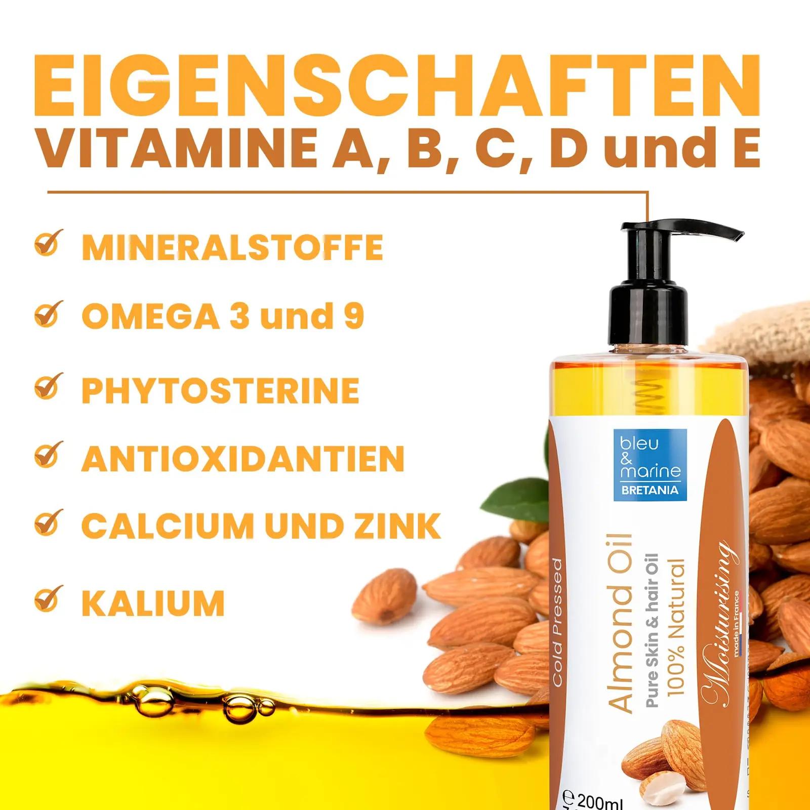 bleu & marine Bretania mandliõli 100% külmpressitud 5 l – lisavaade
