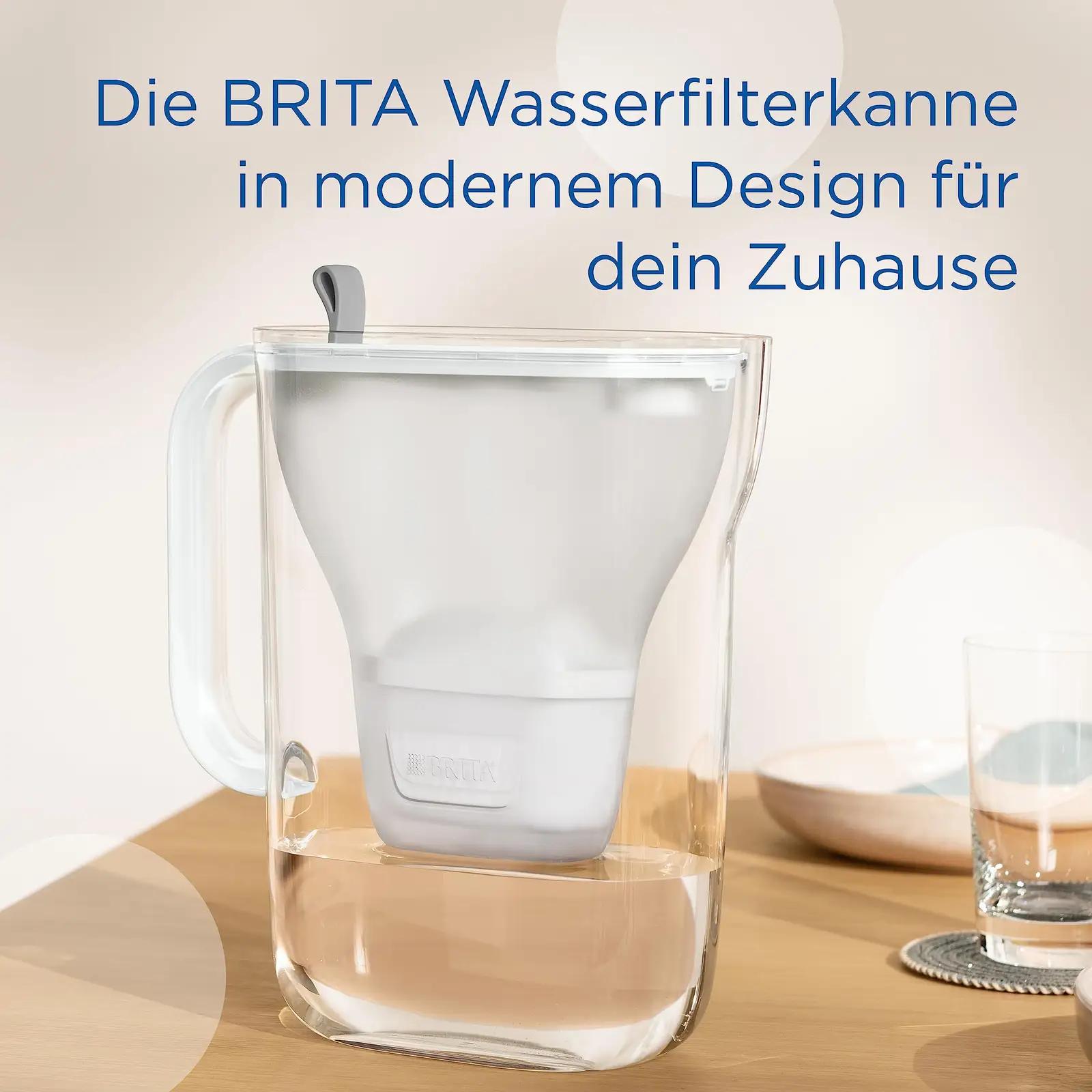 BRITA stiilne filtreerimiskann 2,4 l – helehall komplekt – detailne vaade