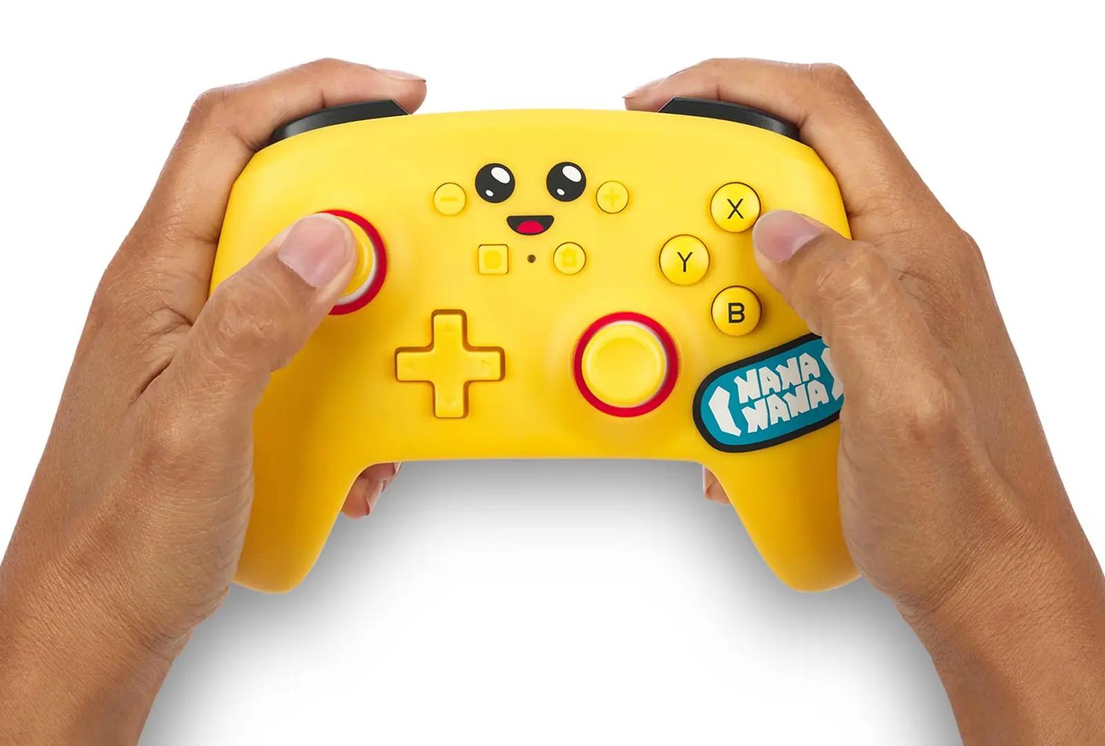 PowerA juhtmevaba Nintendo Switch kontroller — Peely kujundus – detailne vaade