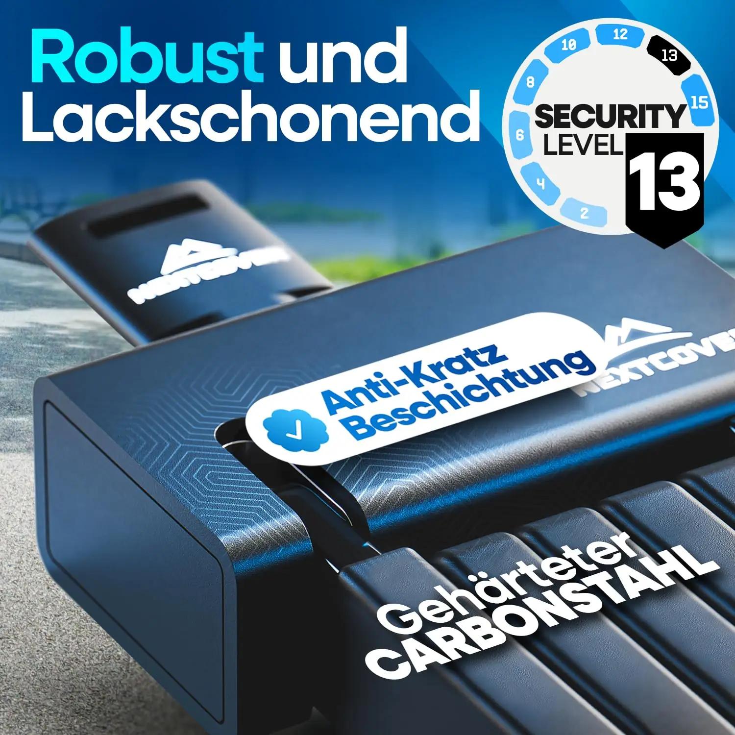Nextcover vastupidav faltschloss 100 cm – turvaline lukustus – pakend ja tarvikud