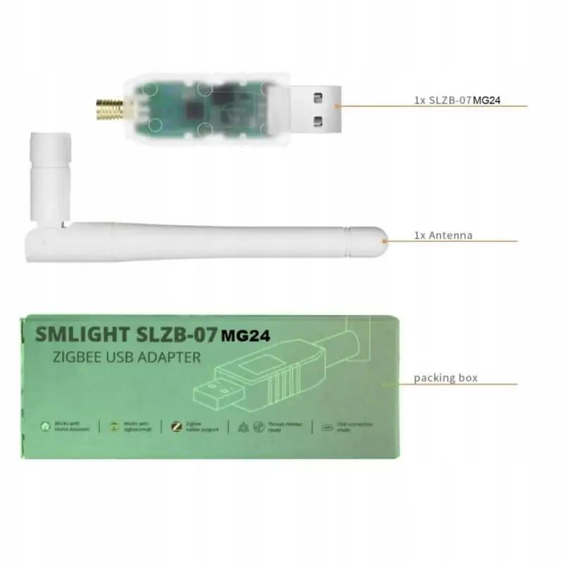 LINEOPS Zigbee USB/Ethernet/WiFi adapter PoE-toega – pakend ja tarvikud
