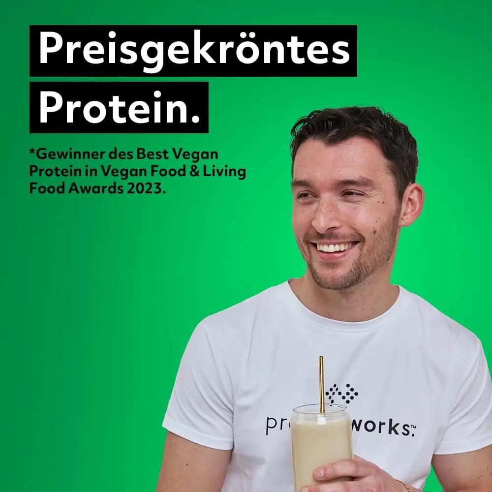 THE PROTEIN WORKS veganvalk 2 kg – vanillecreme, taastav jook – pilt 7