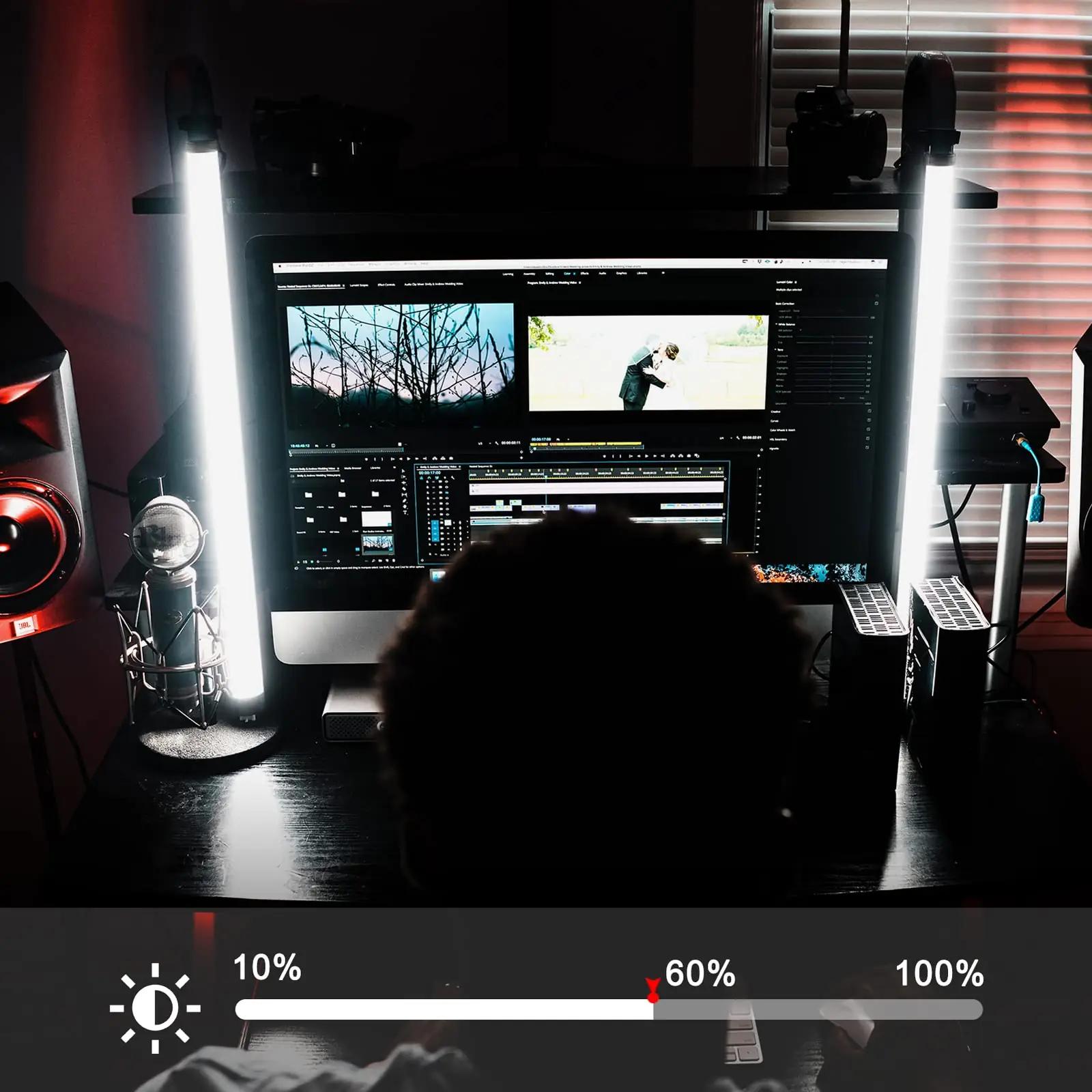 Obeamiu LED-ripats: kaasaskantav RGB-valgustus fotoks ja videoks – lisavaade