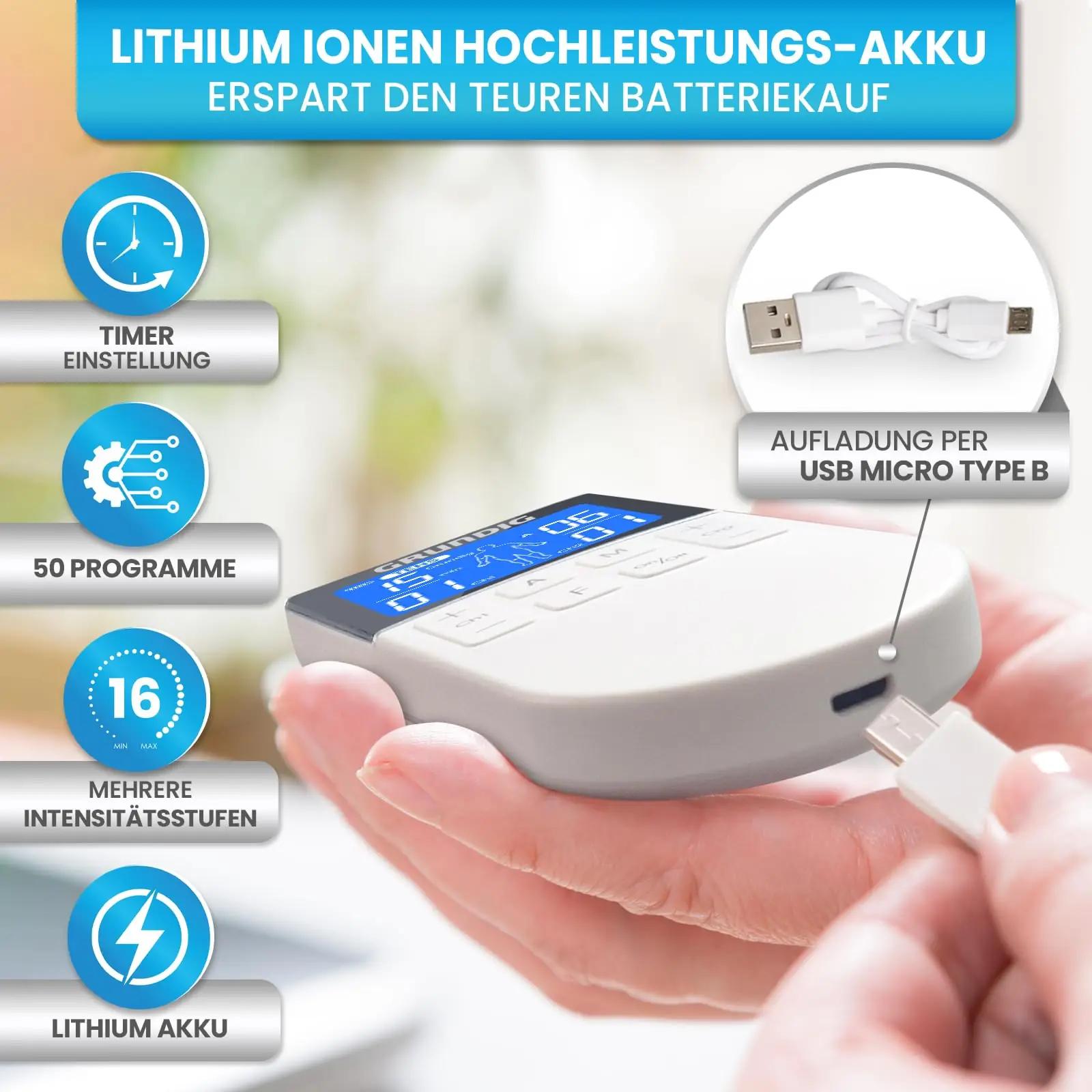 GRUNDIG kvaliteetne TENS-abivahend lihasvalu leevituseks – pilt 6