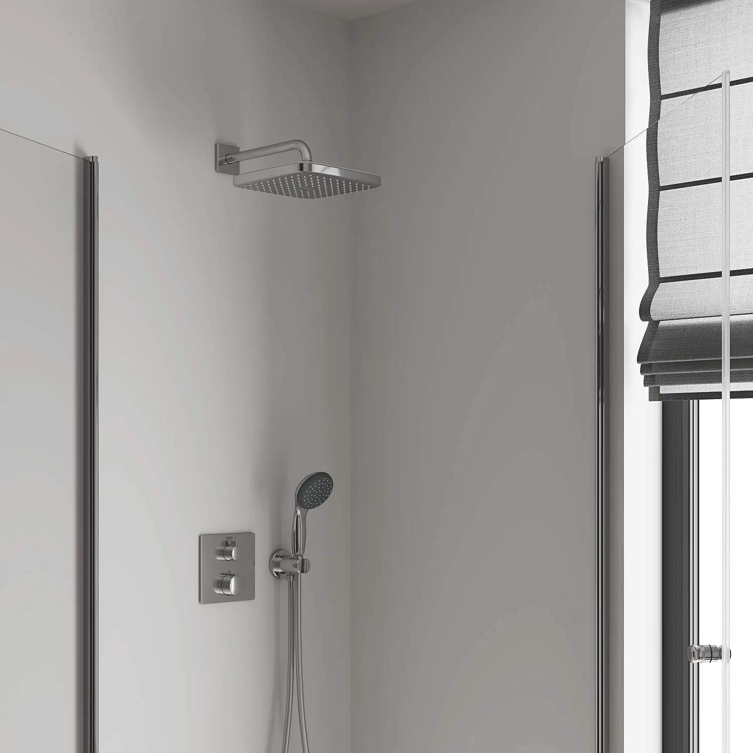 GROHE kromist vihmadušš 25×25 cm — veesäästlik ja stiilne – pilt 6