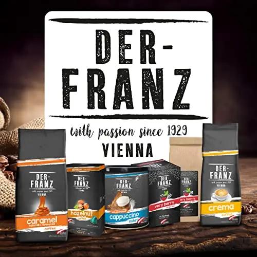 Der-Franz maitsev aromaatne kohvipakk — 5 x 500 g tervete ubadega – pilt 12