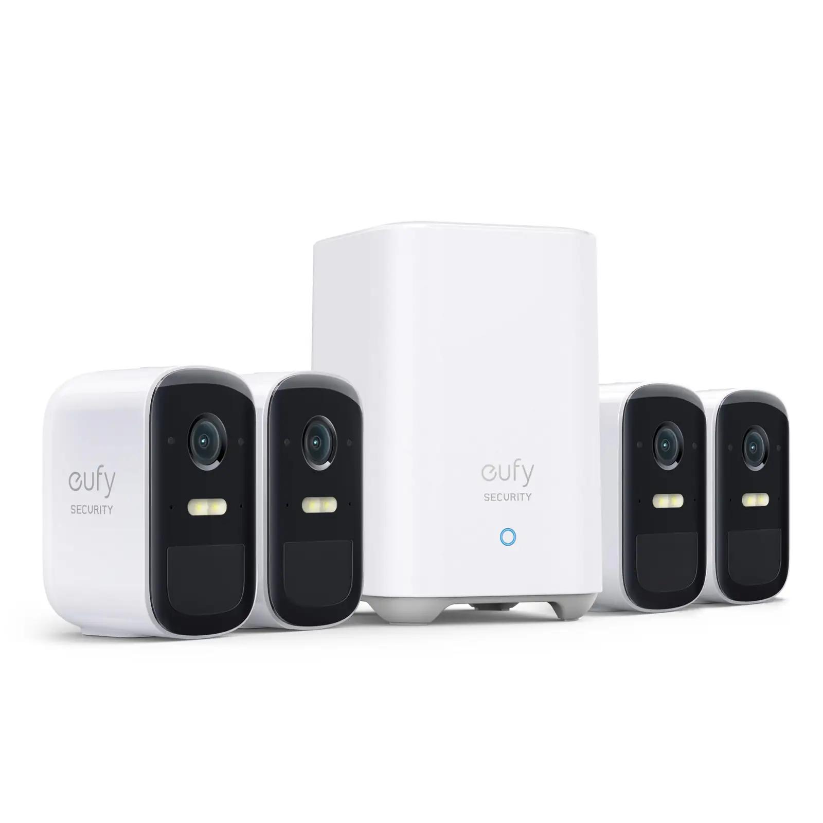 eufy Security metallist välikomplekt 2K pildiga ja pika tööajaga