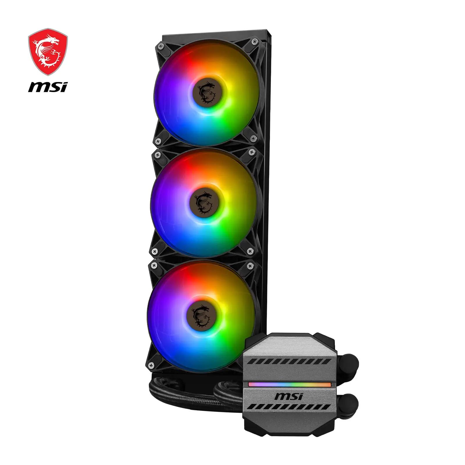 MSI MAG CORELIQUID M360 must AIO veejahuti CPU jaoks – pakend ja tarvikud
