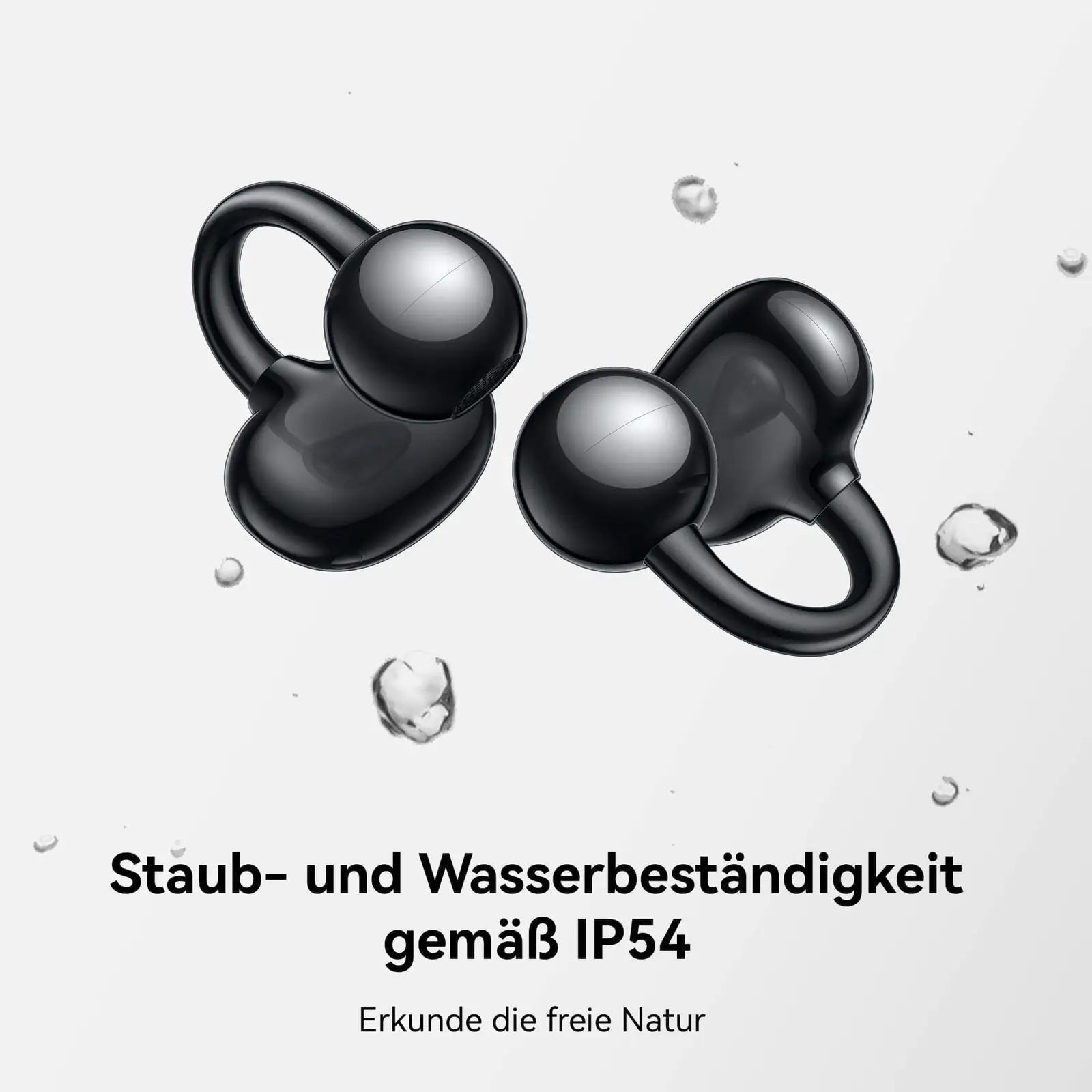 HUAWEI FreeClip kerge clip-disainiga sport-kuulaja, must – pilt 8