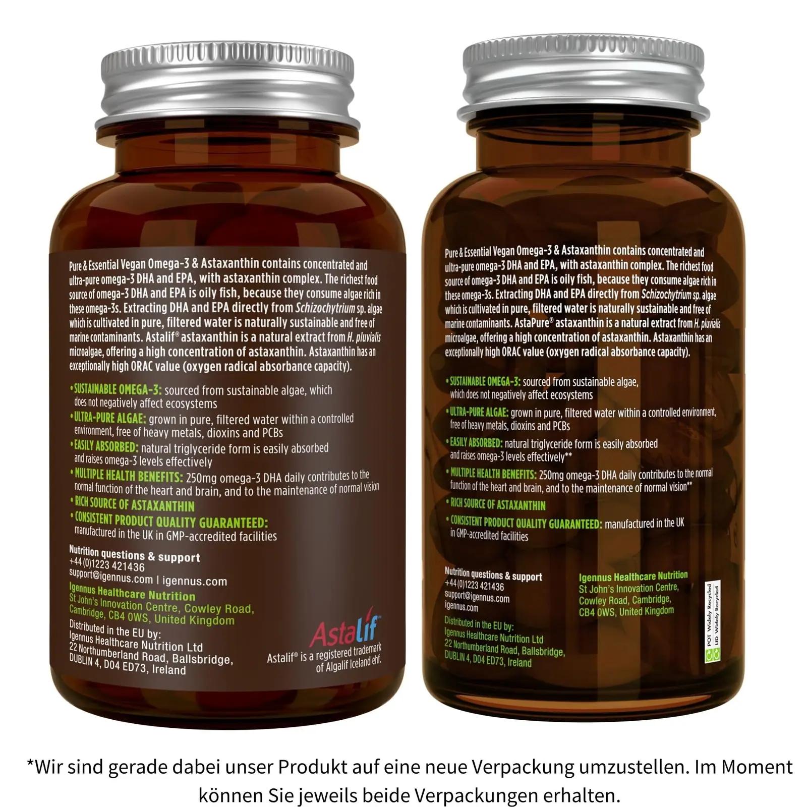 Igennus Healthcare Nutrition Igennus vegan Omega-3 algaõli — aju – pilt 8